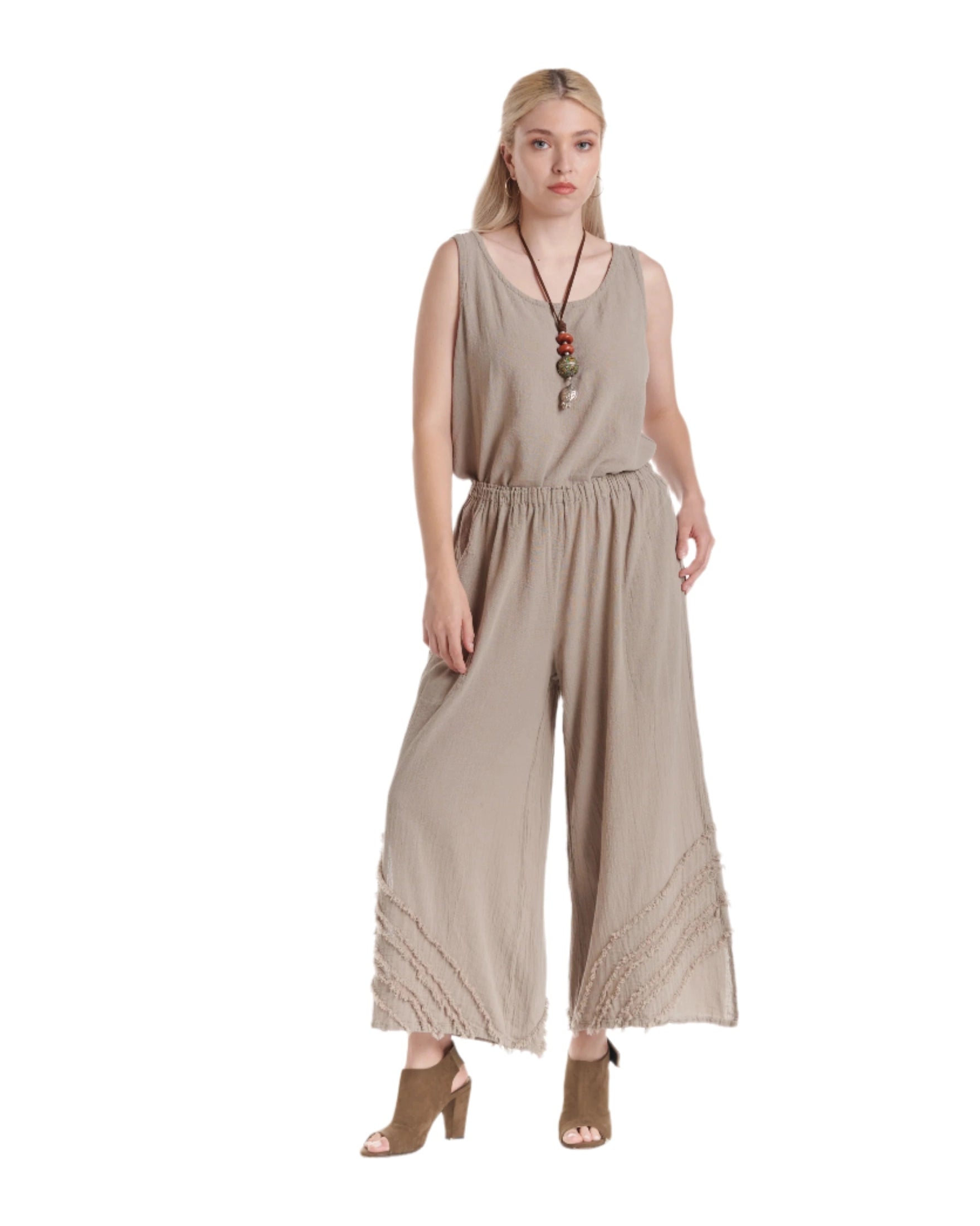 Bengal Cotton Gauze Pants-Oh My Gauze
