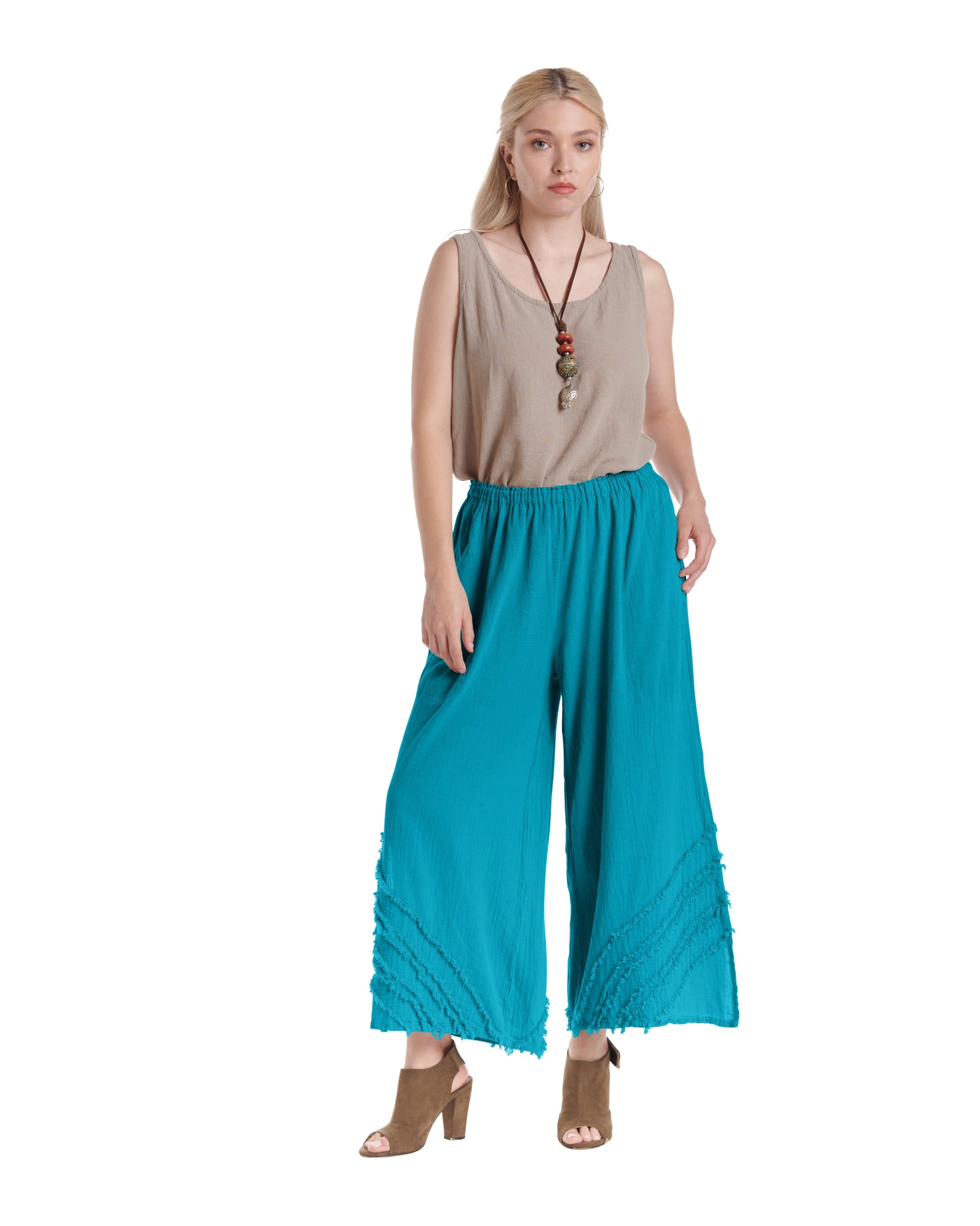 Bengal Cotton Gauze Pants – New Arrival-Oh My Gauze