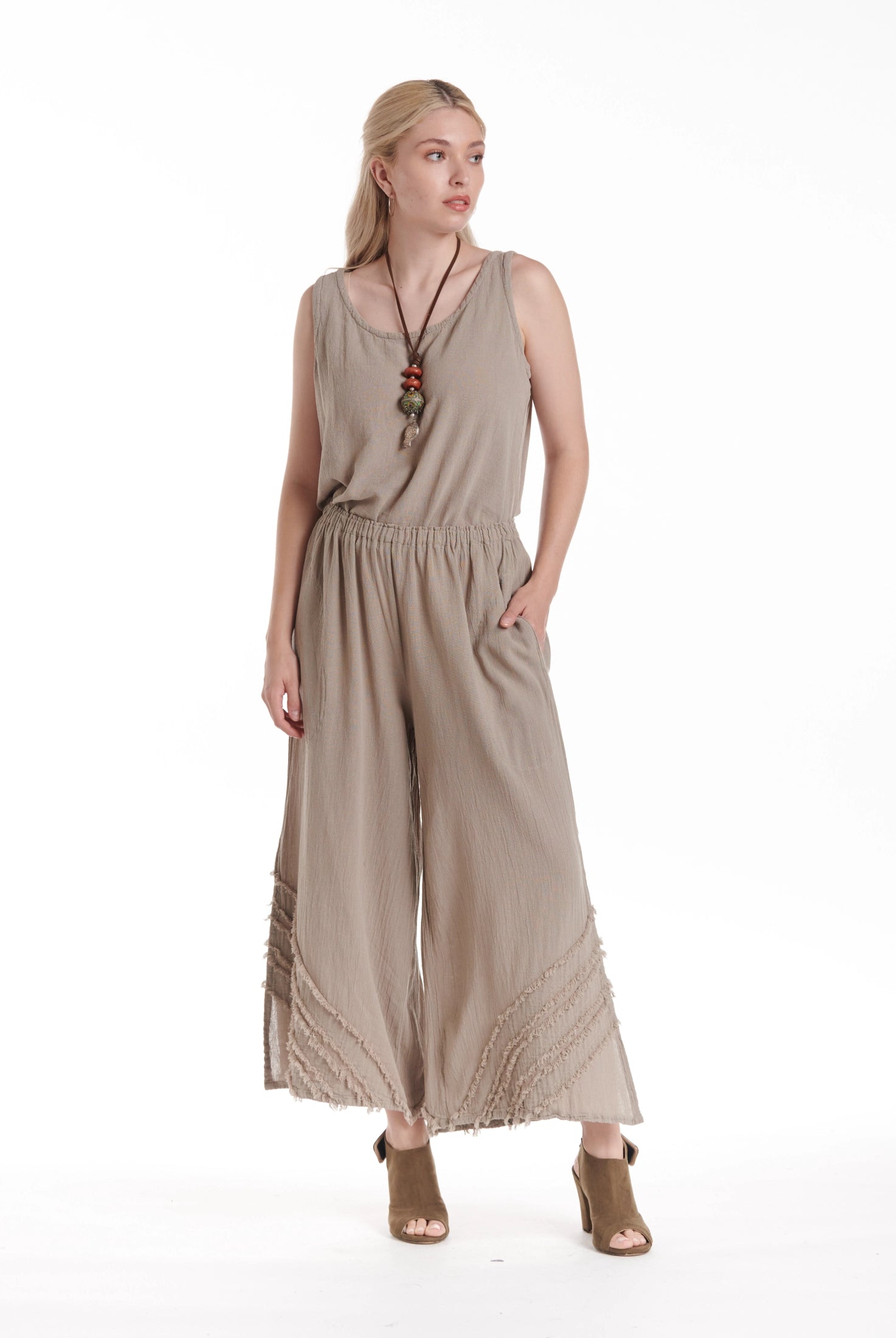 Bengal Cotton Gauze Pants – New Arrival-Oh My Gauze