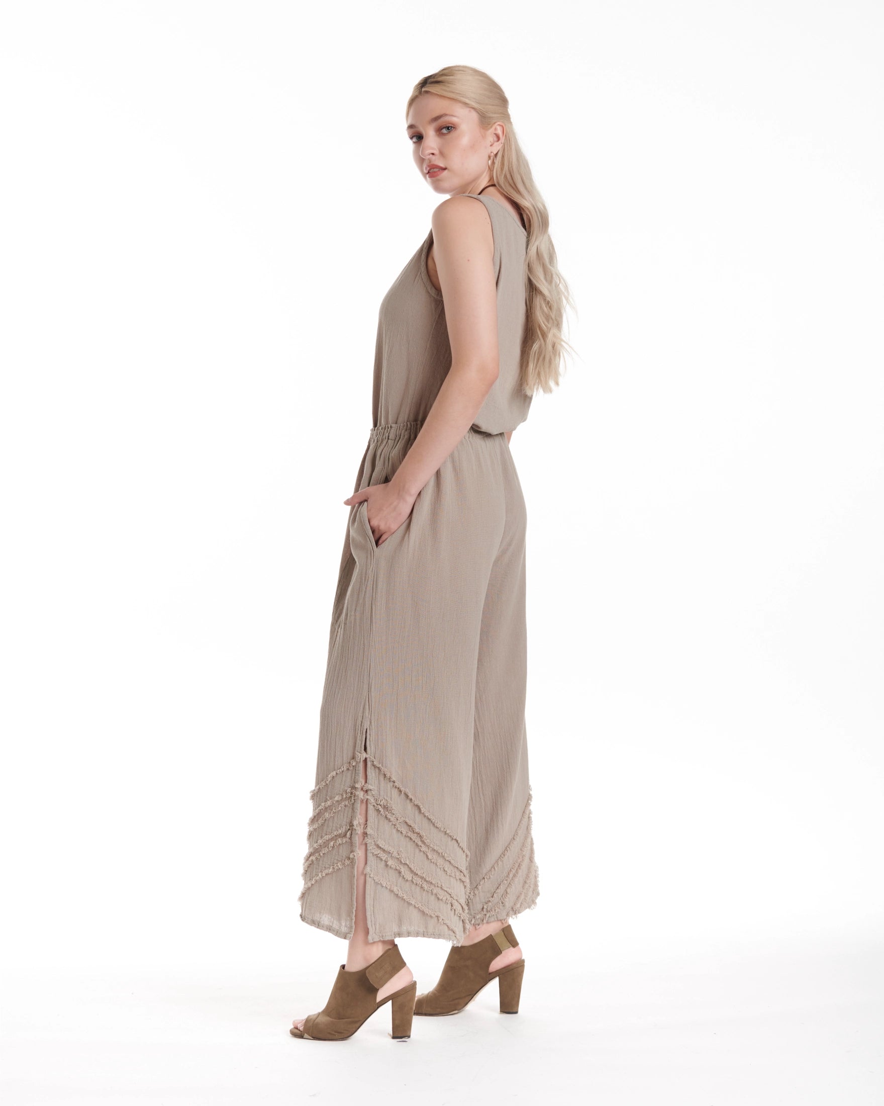 Bengal Cotton Gauze Pants-Oh My Gauze