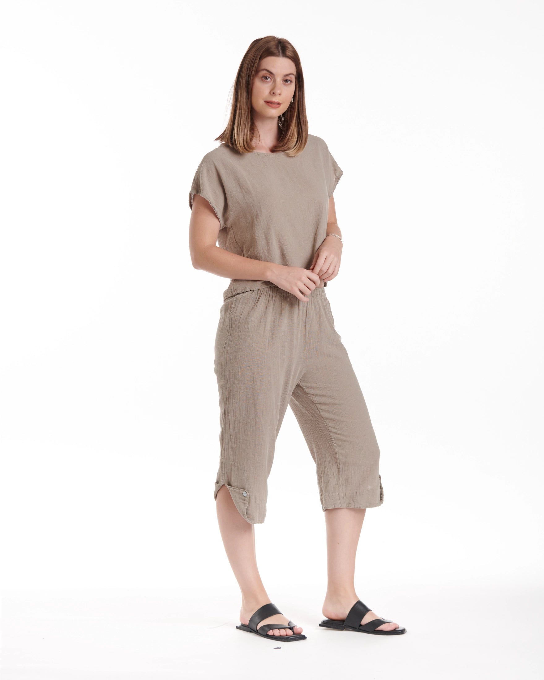 Beth Cotton Gauze Pants-Oh My Gauze