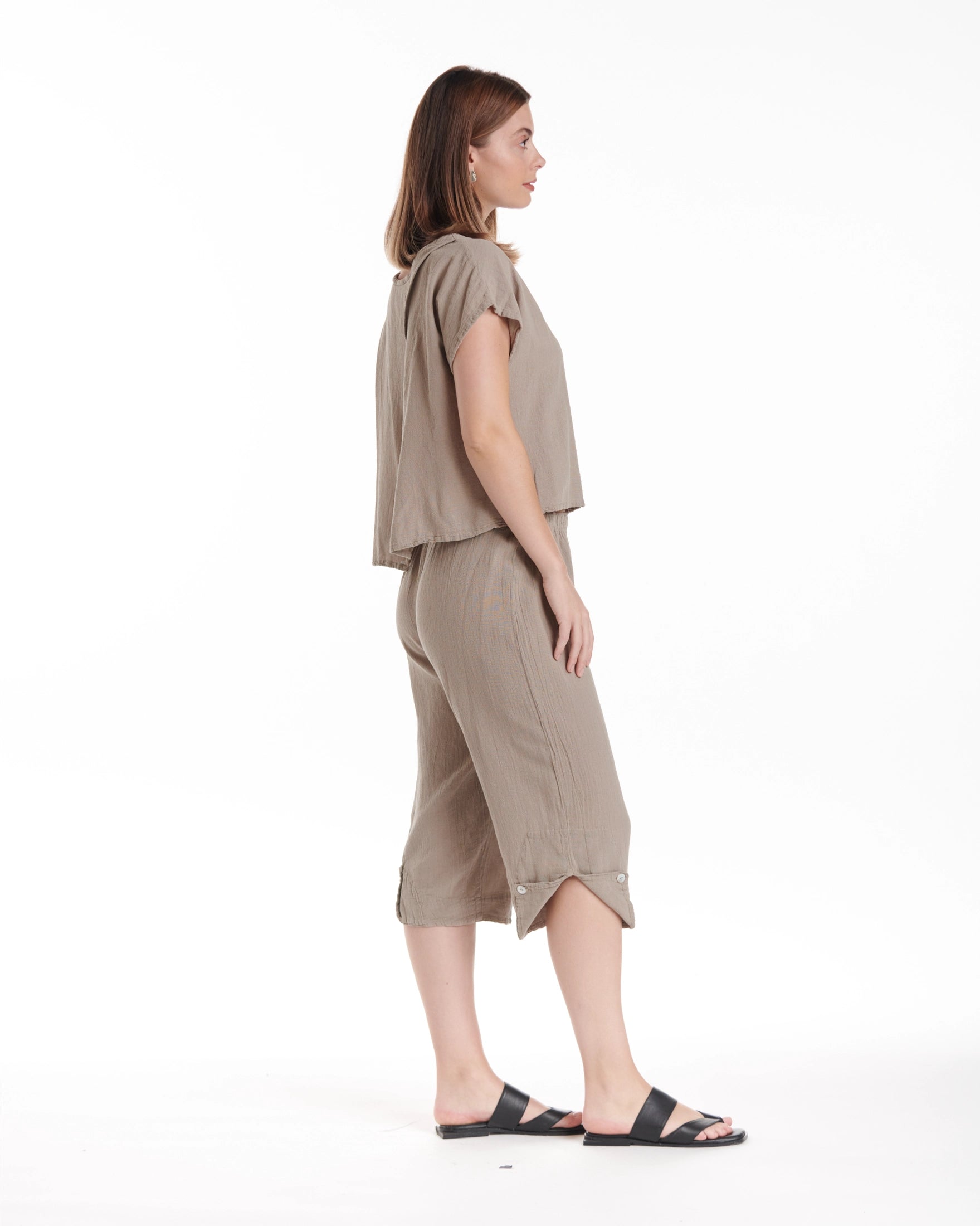 Beth Cotton Gauze Pants-Oh My Gauze