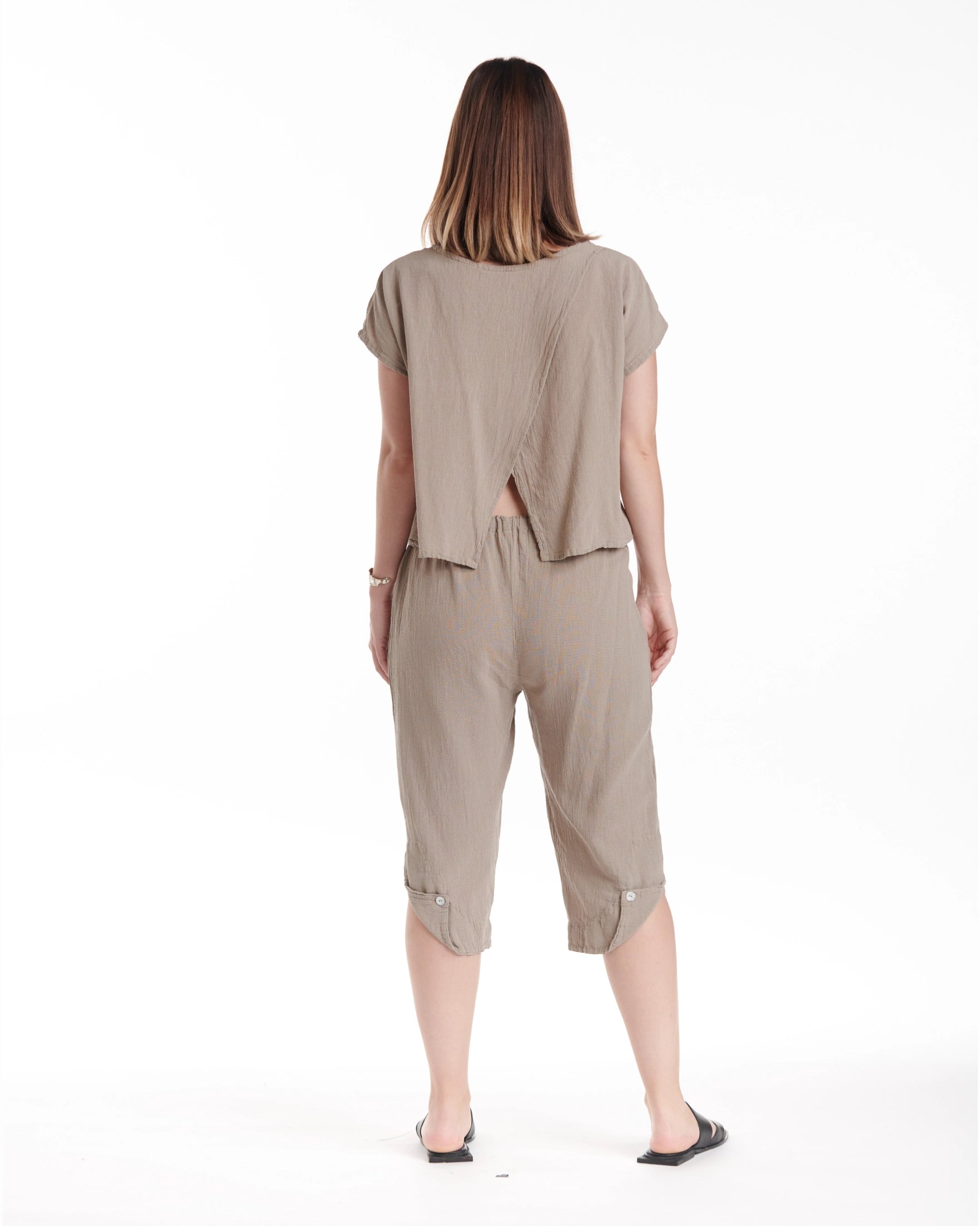 Beth Cotton Gauze Pants-Oh My Gauze