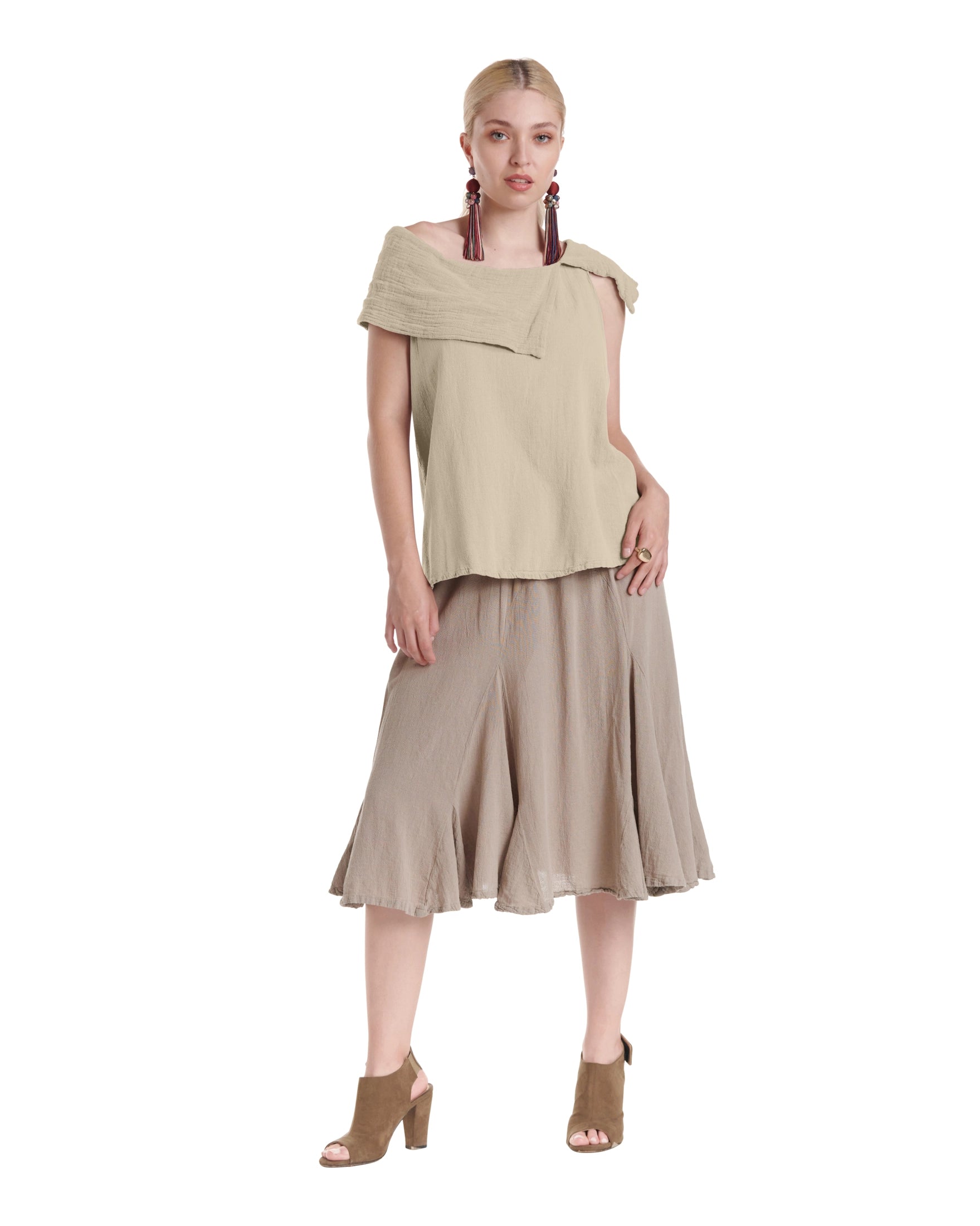 Bird Cotton Gauze Blouse-Oh My Gauze