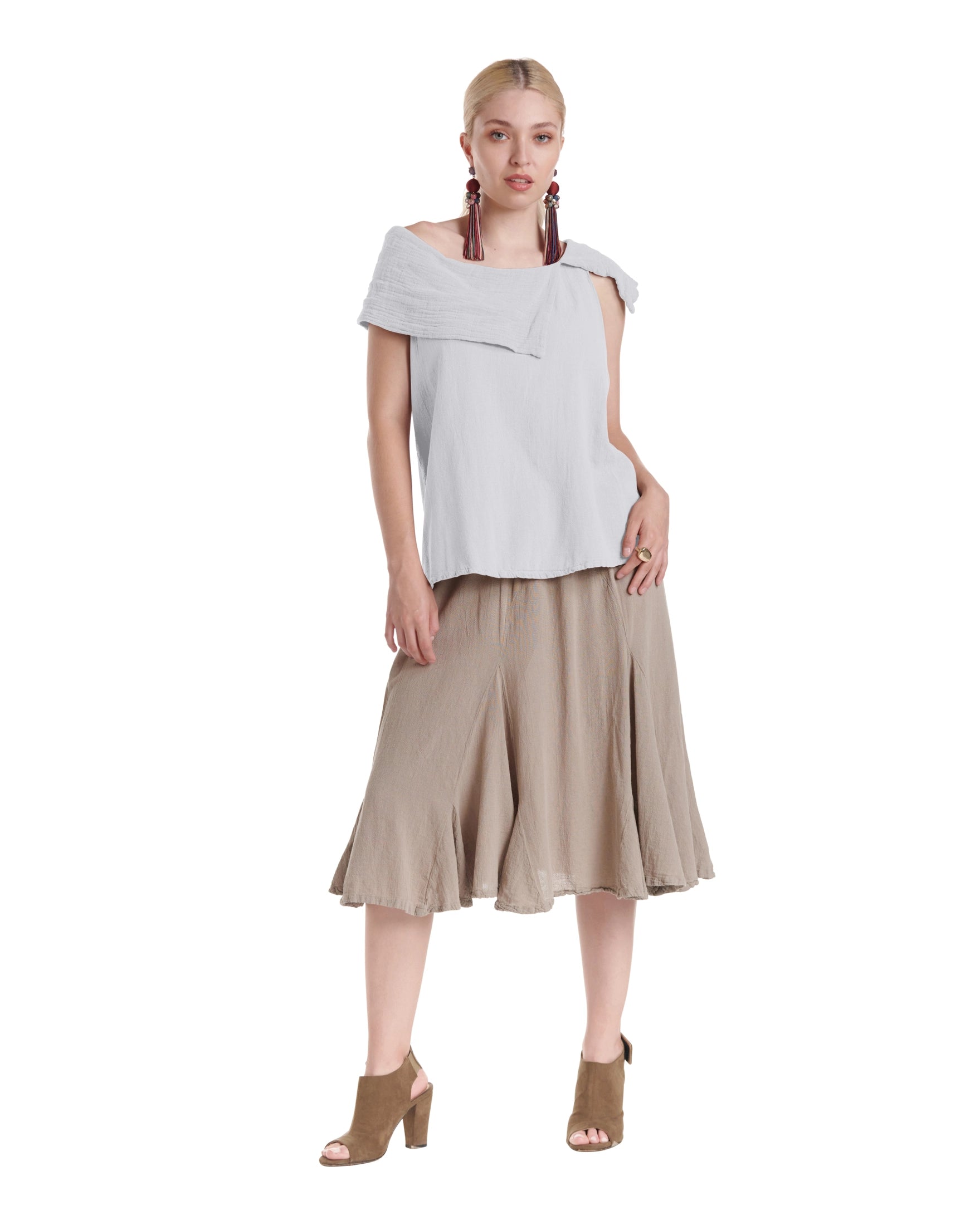 Bird Cotton Gauze Blouse-Oh My Gauze