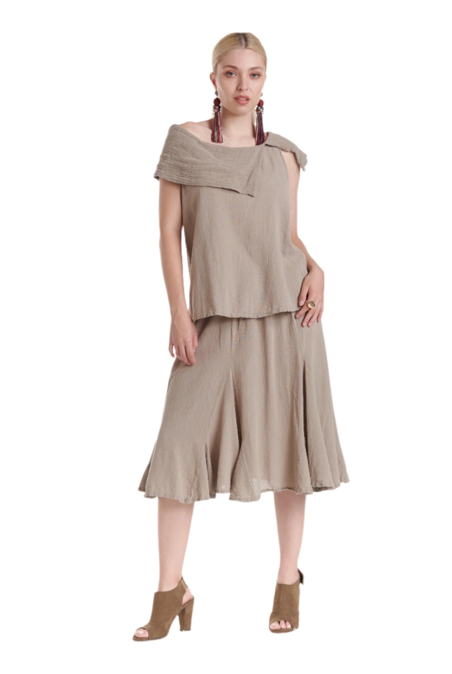 Bird Cotton Gauze Blouse-Oh My Gauze