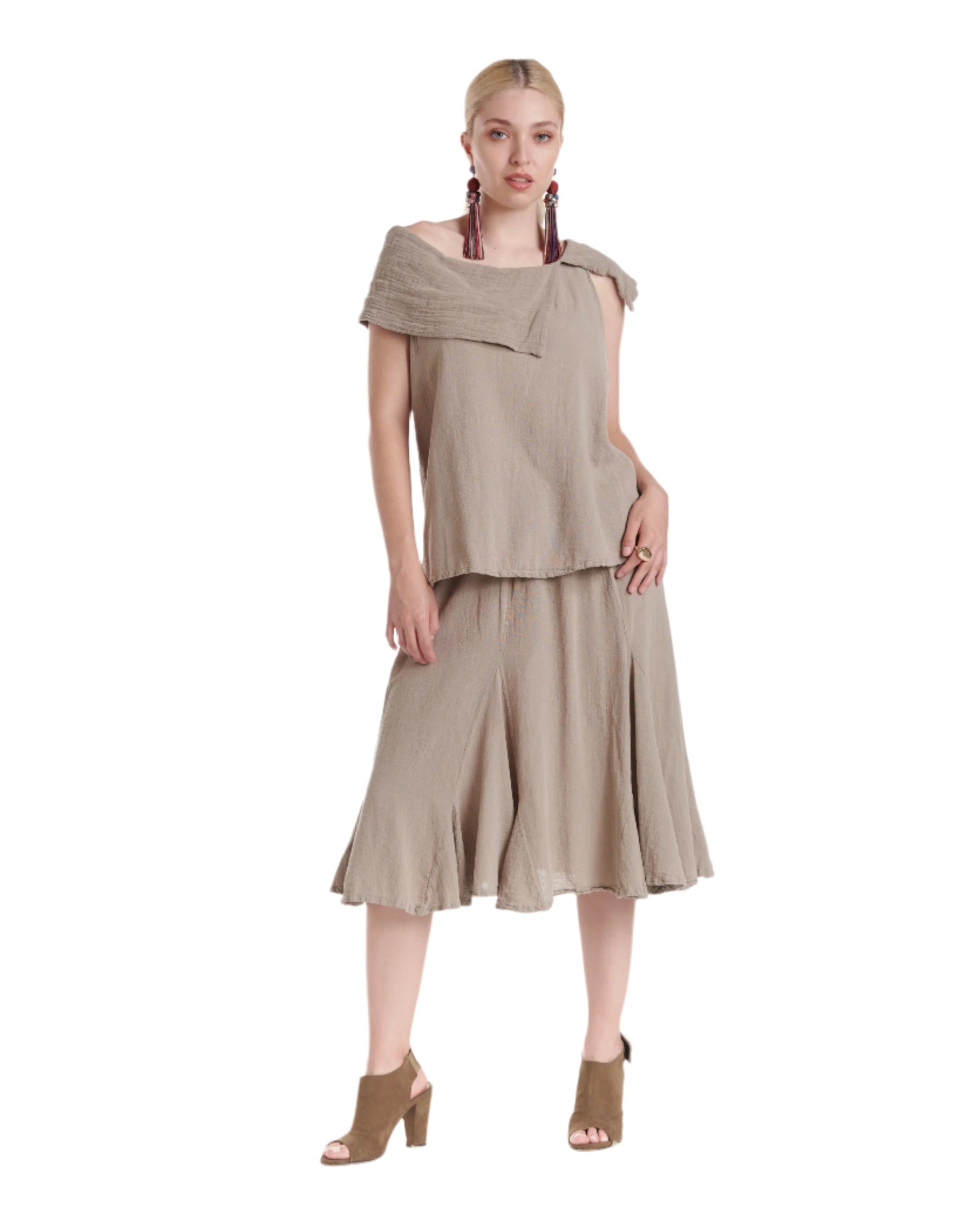 Bird Cotton Gauze Blouse-Oh My Gauze