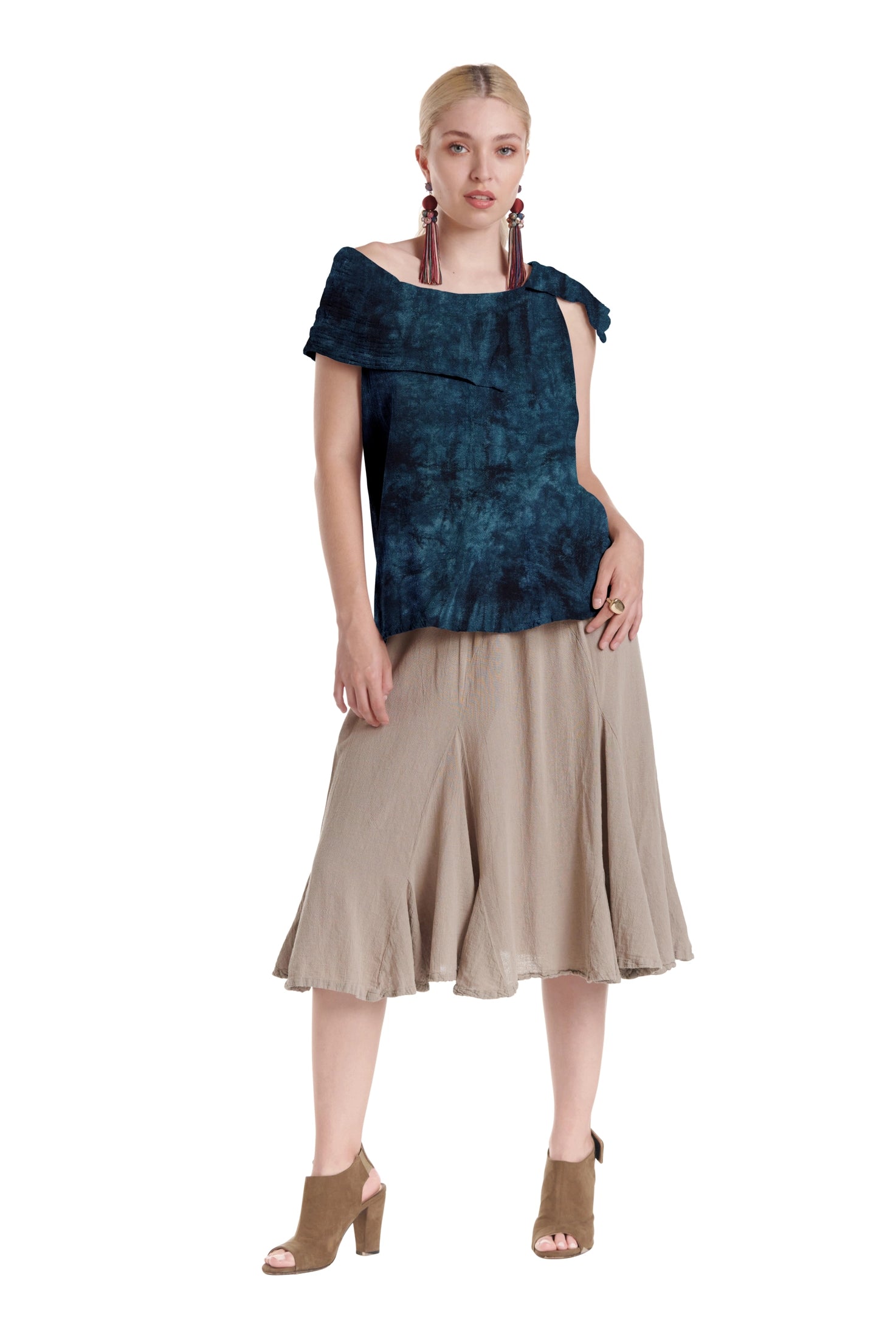 Bird Cotton Gauze Blouse-Oh My Gauze