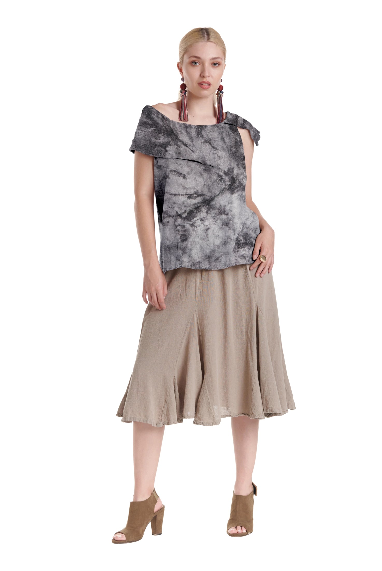 Bird Cotton Gauze Blouse-Oh My Gauze