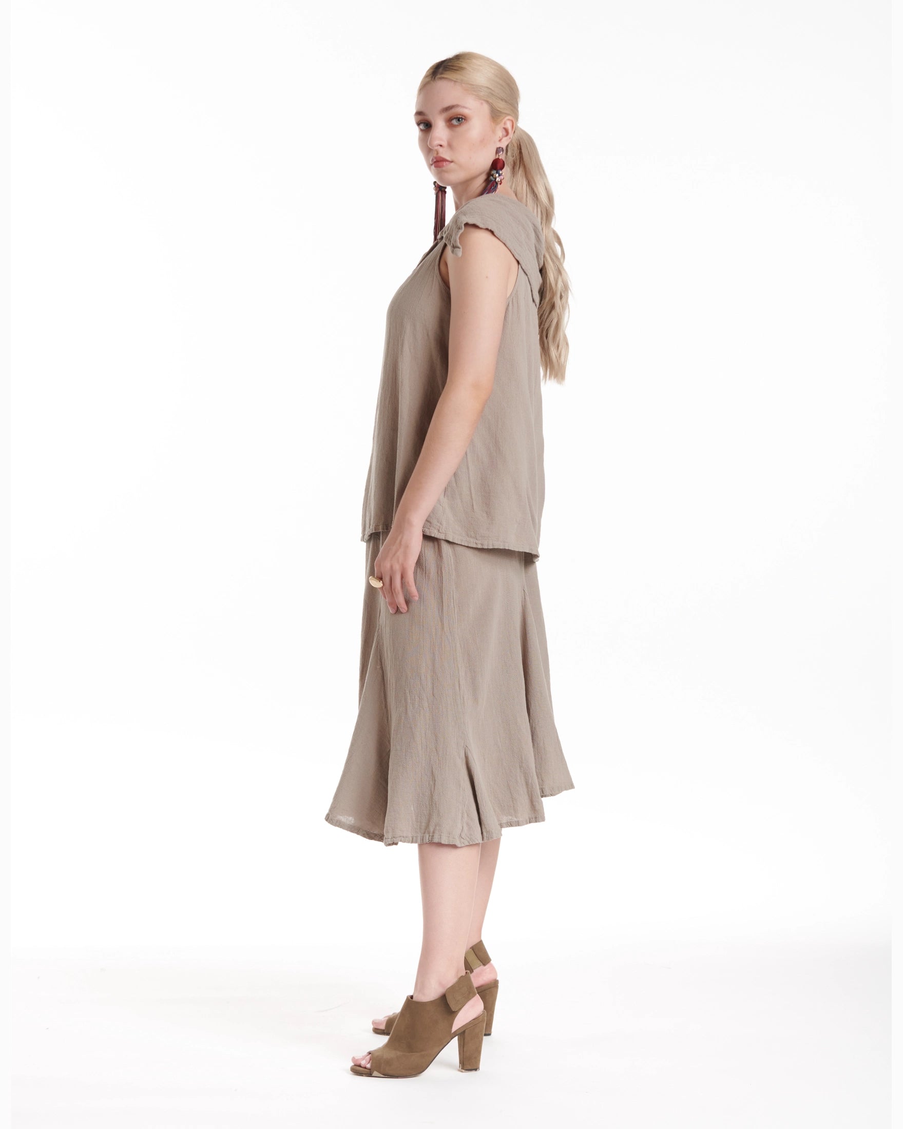 Bird Cotton Gauze Blouse-Oh My Gauze