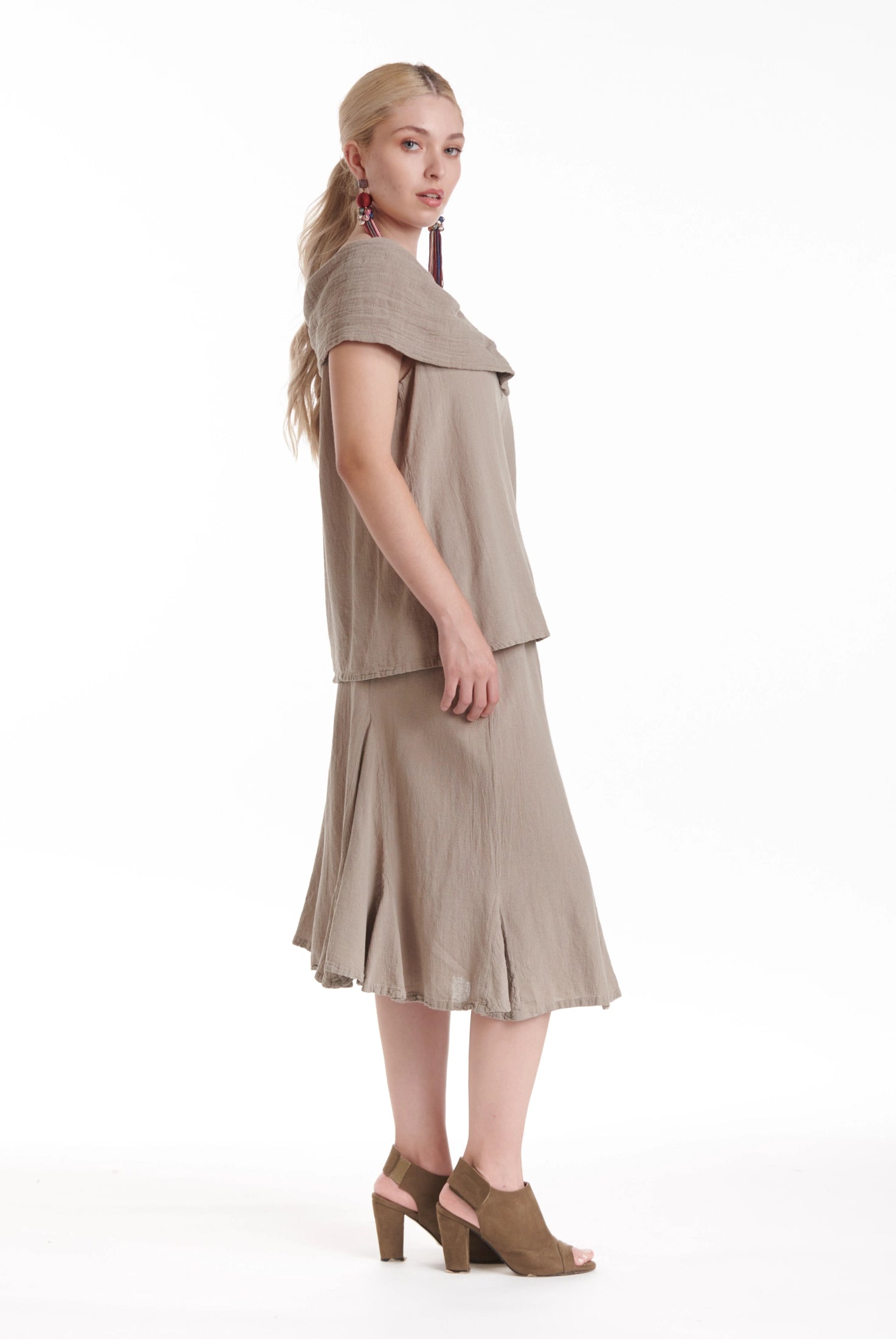 Bird Cotton Gauze Blouse-Oh My Gauze