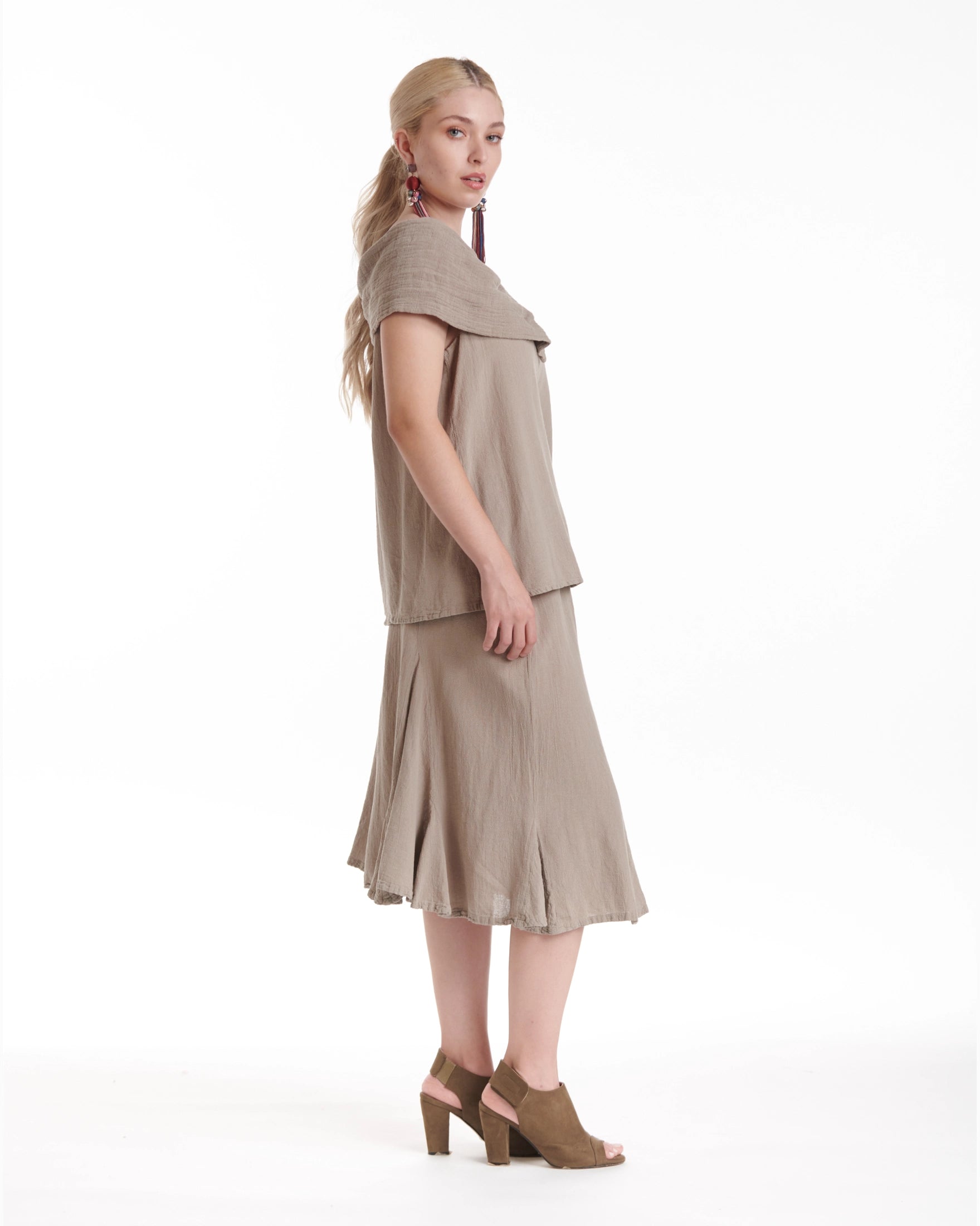 Bird Cotton Gauze Blouse-Oh My Gauze