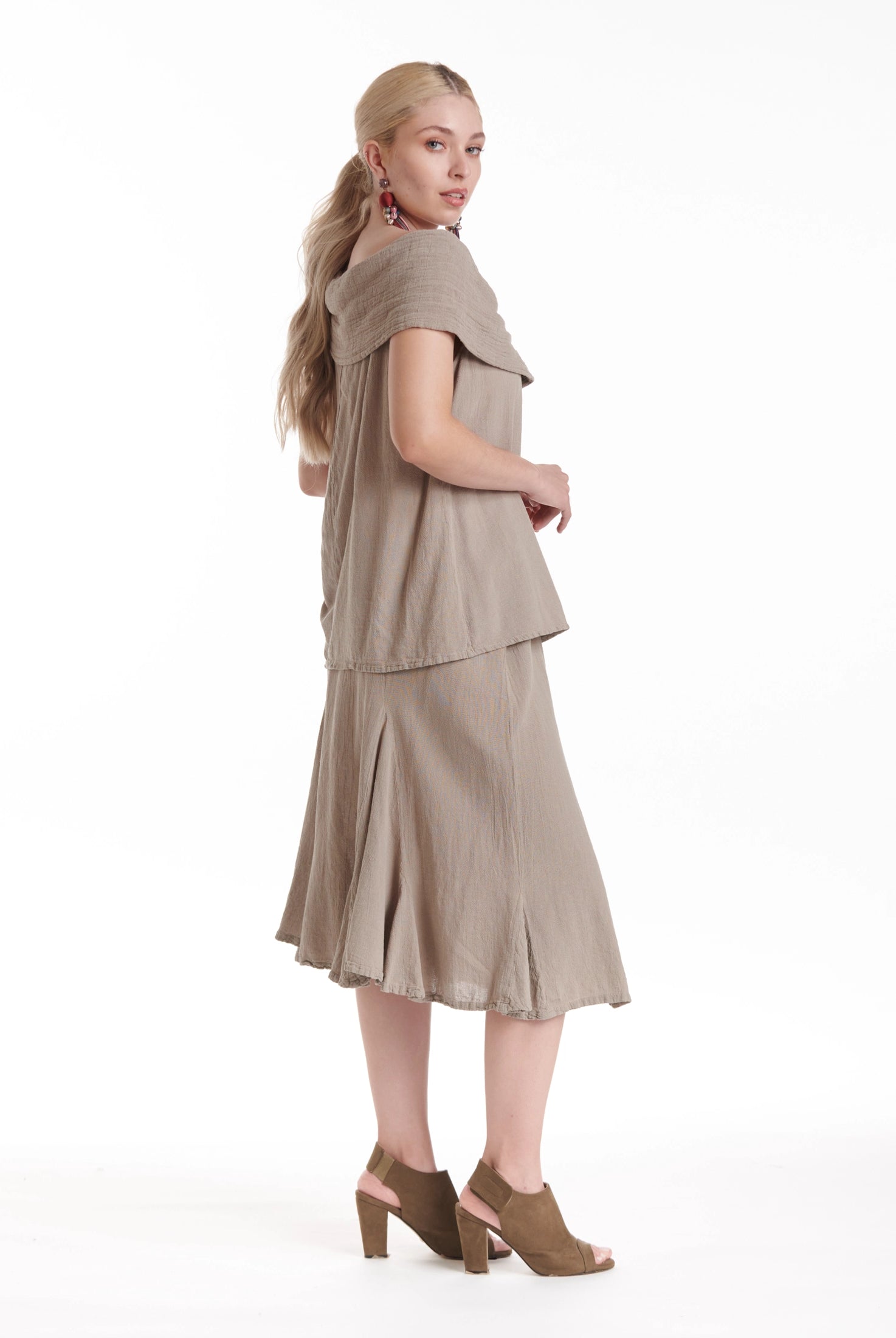 Bird Cotton Gauze Blouse-Oh My Gauze