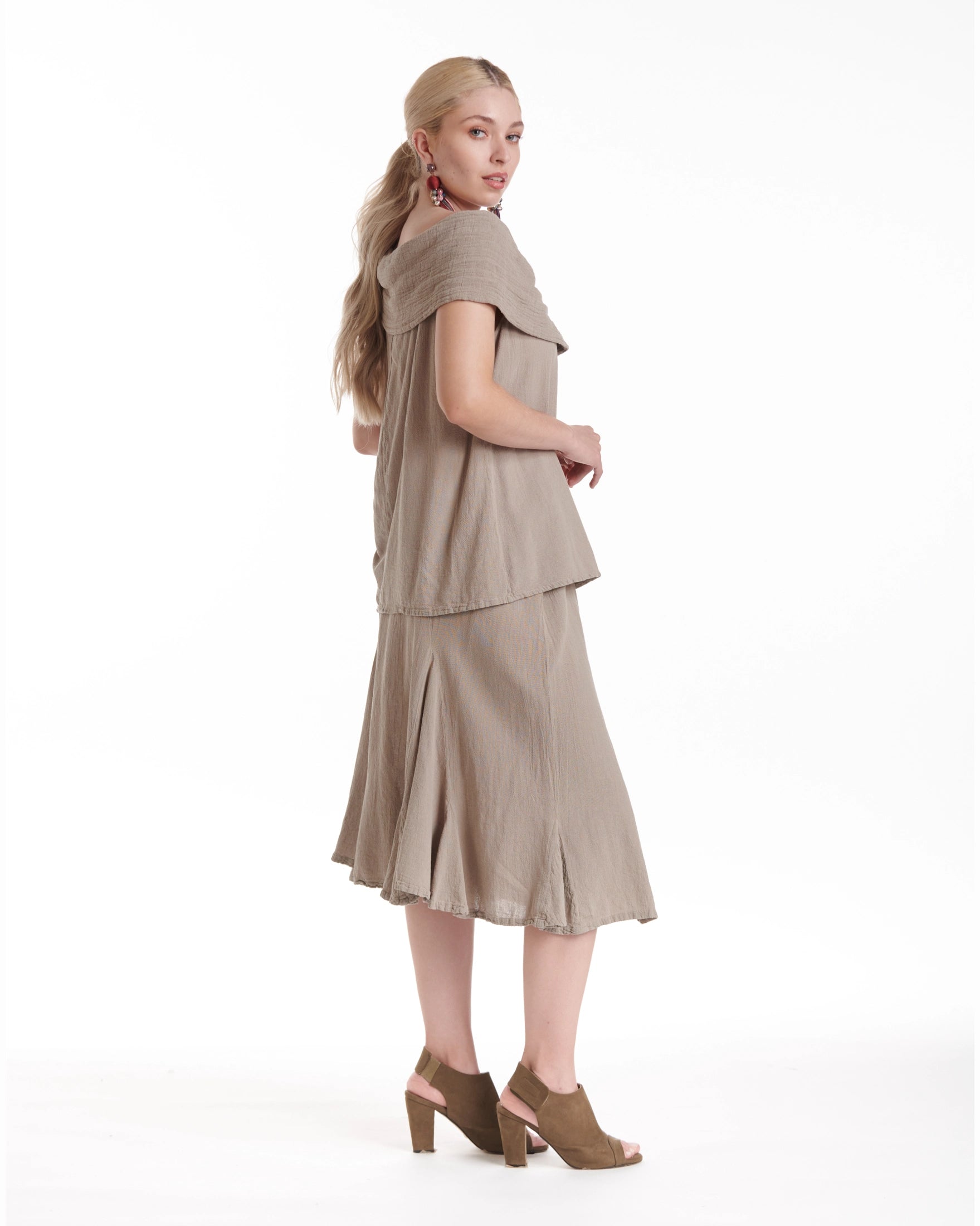 Bird Cotton Gauze Blouse-Oh My Gauze