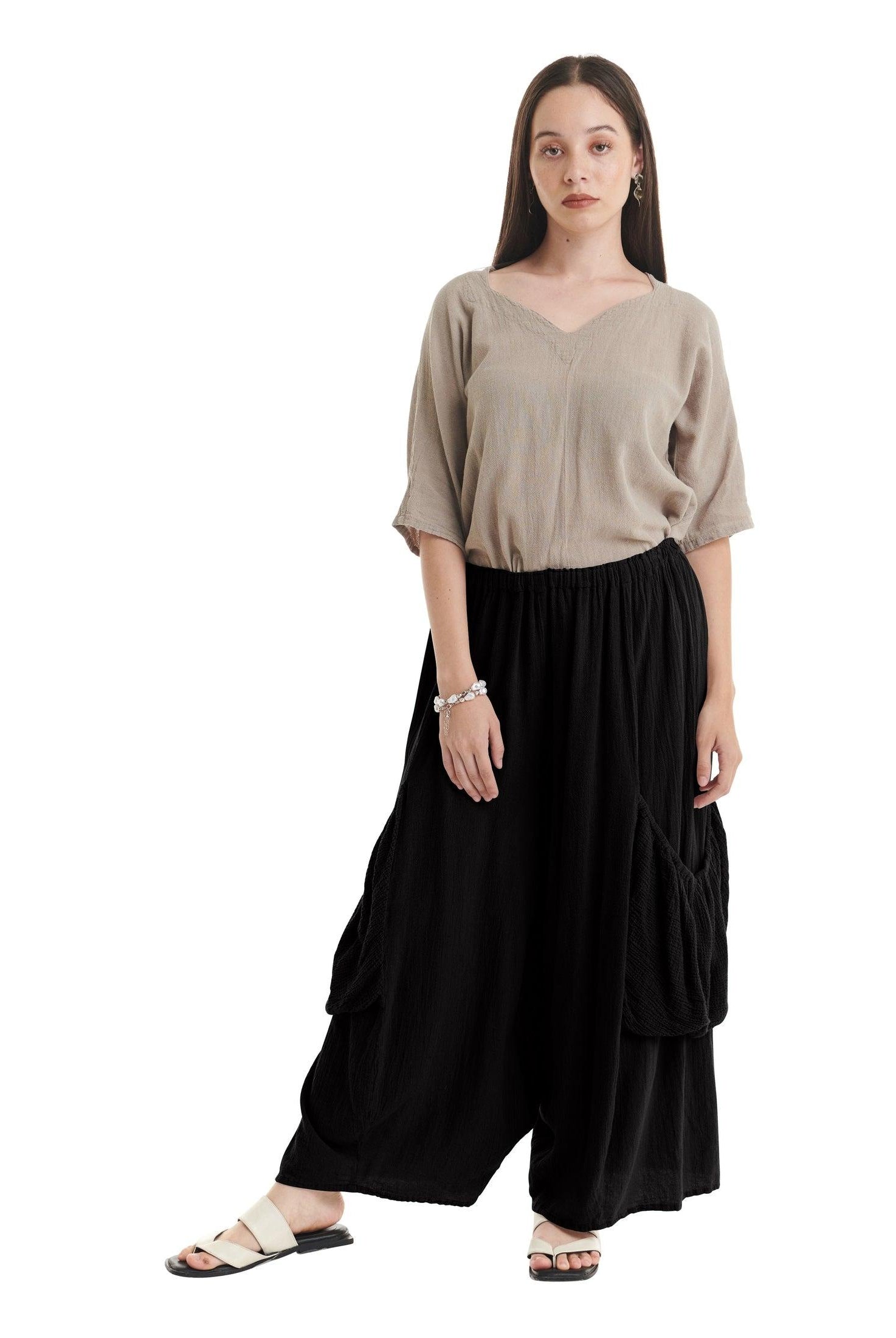 Boho Cotton Gauze Pants-Oh My Gauze