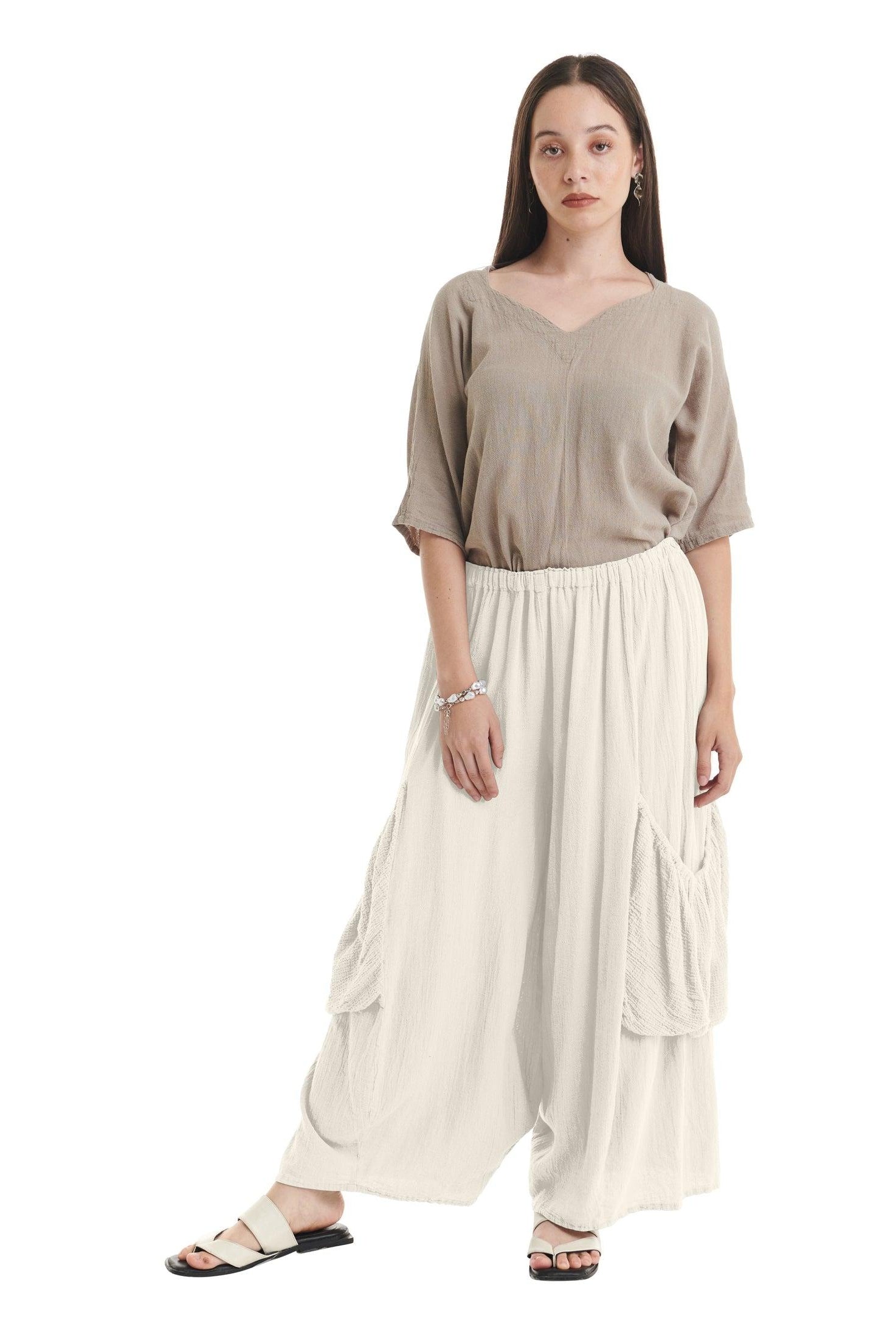 Boho Cotton Gauze Pants-Oh My Gauze