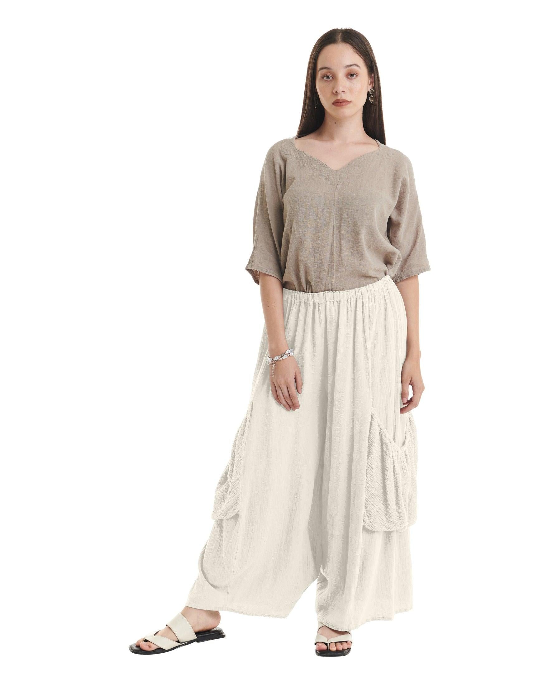 Boho Cotton Gauze Pants-Oh My Gauze