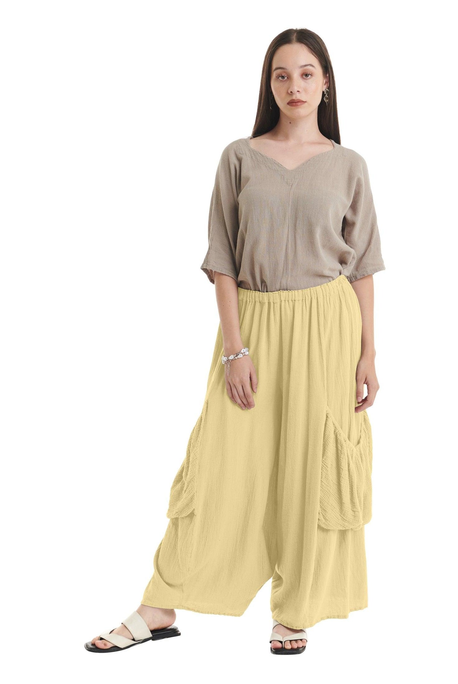 Boho Cotton Gauze Pants-Oh My Gauze