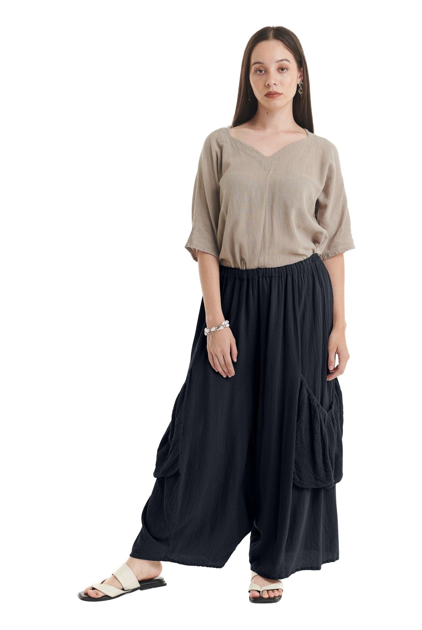 Boho Cotton Gauze Pants-Oh My Gauze