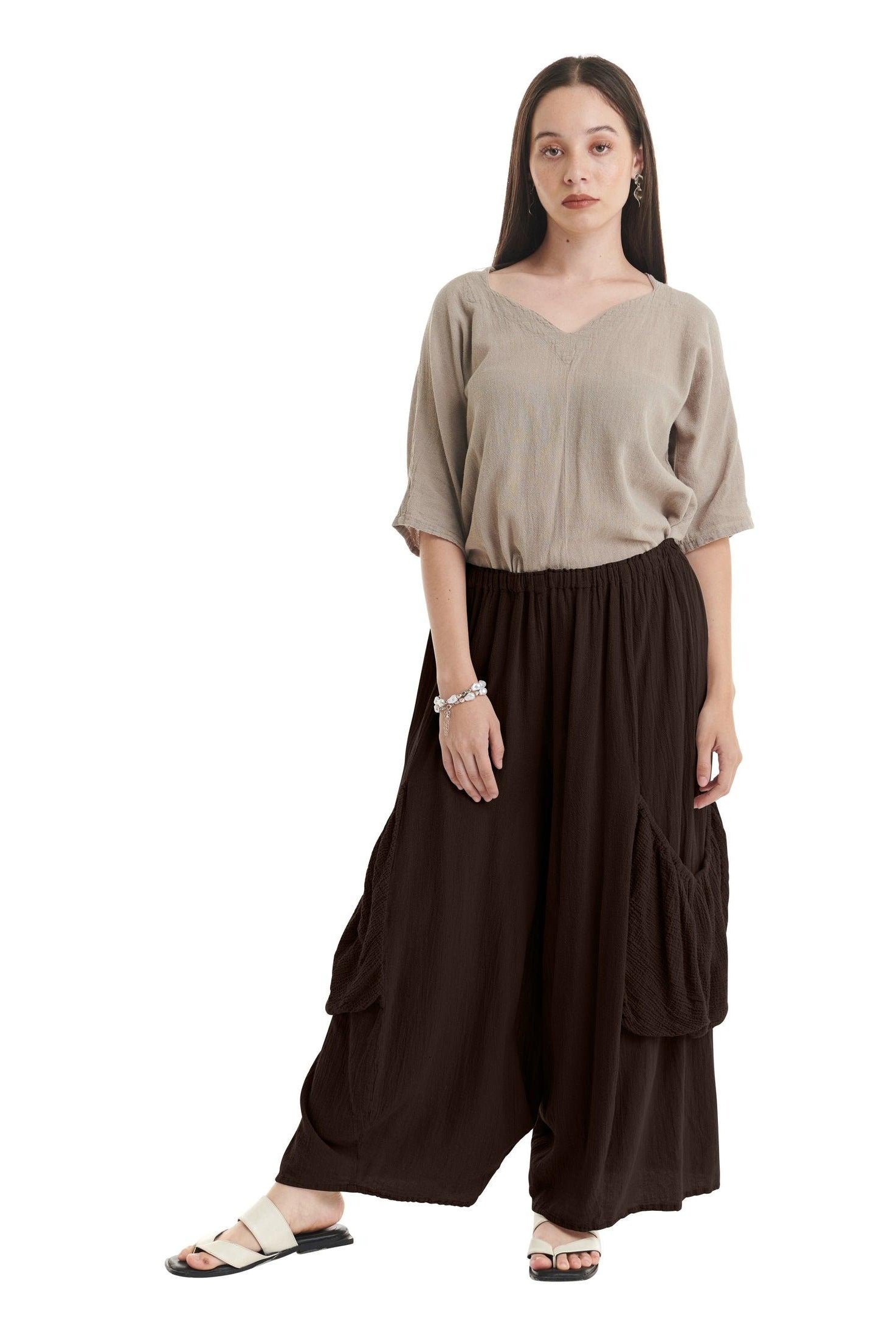 Boho Cotton Gauze Pants-Oh My Gauze