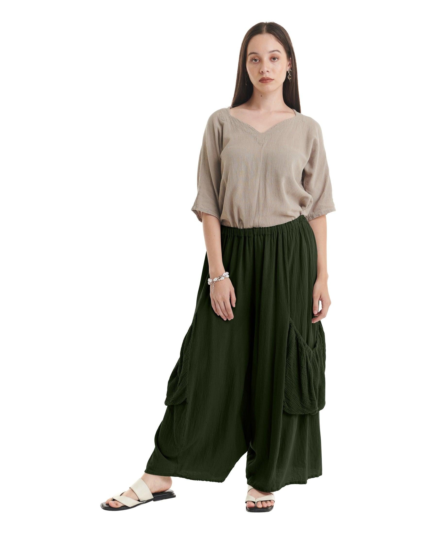 Boho Cotton Gauze Pants-Oh My Gauze