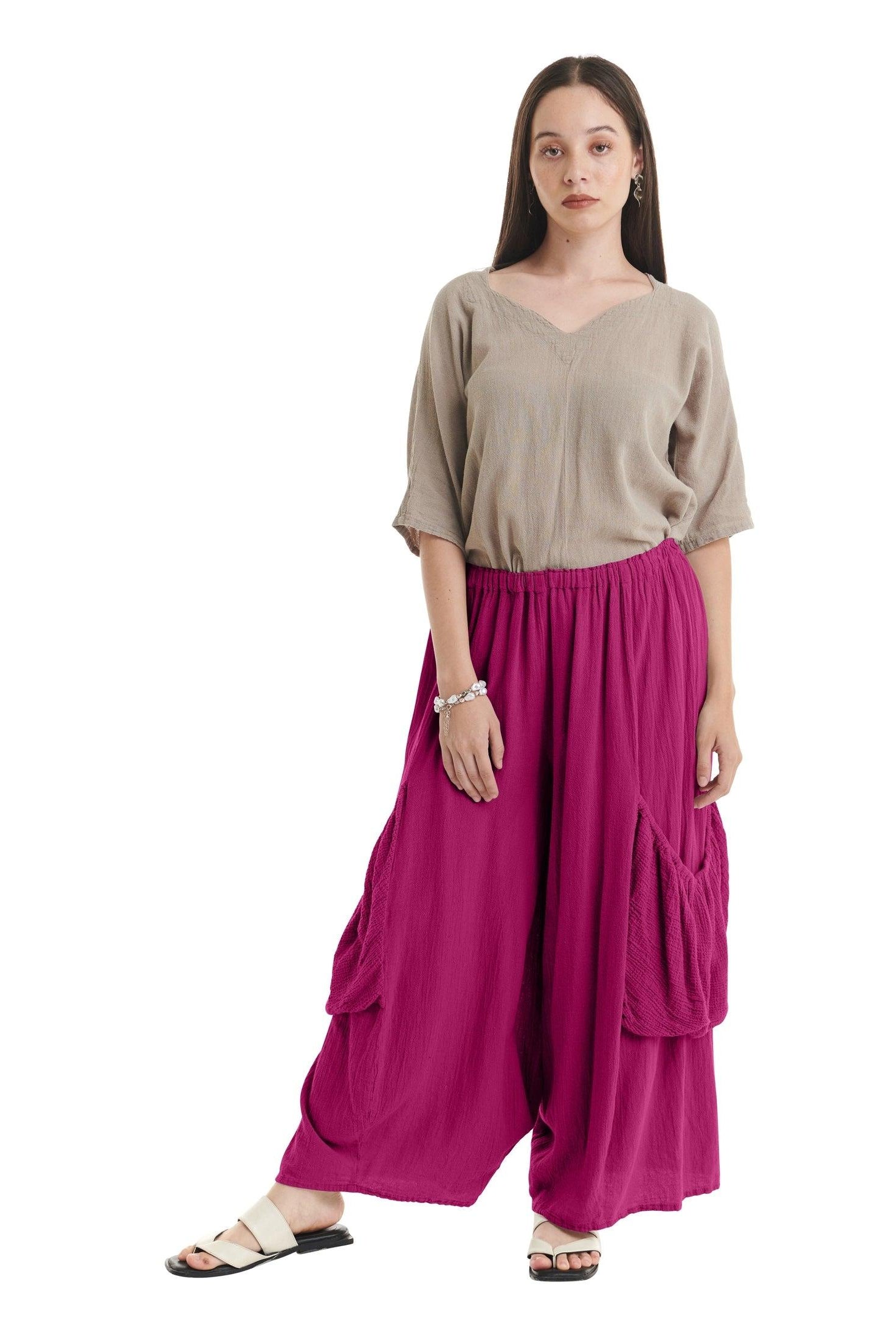 Boho Cotton Gauze Pants-Oh My Gauze