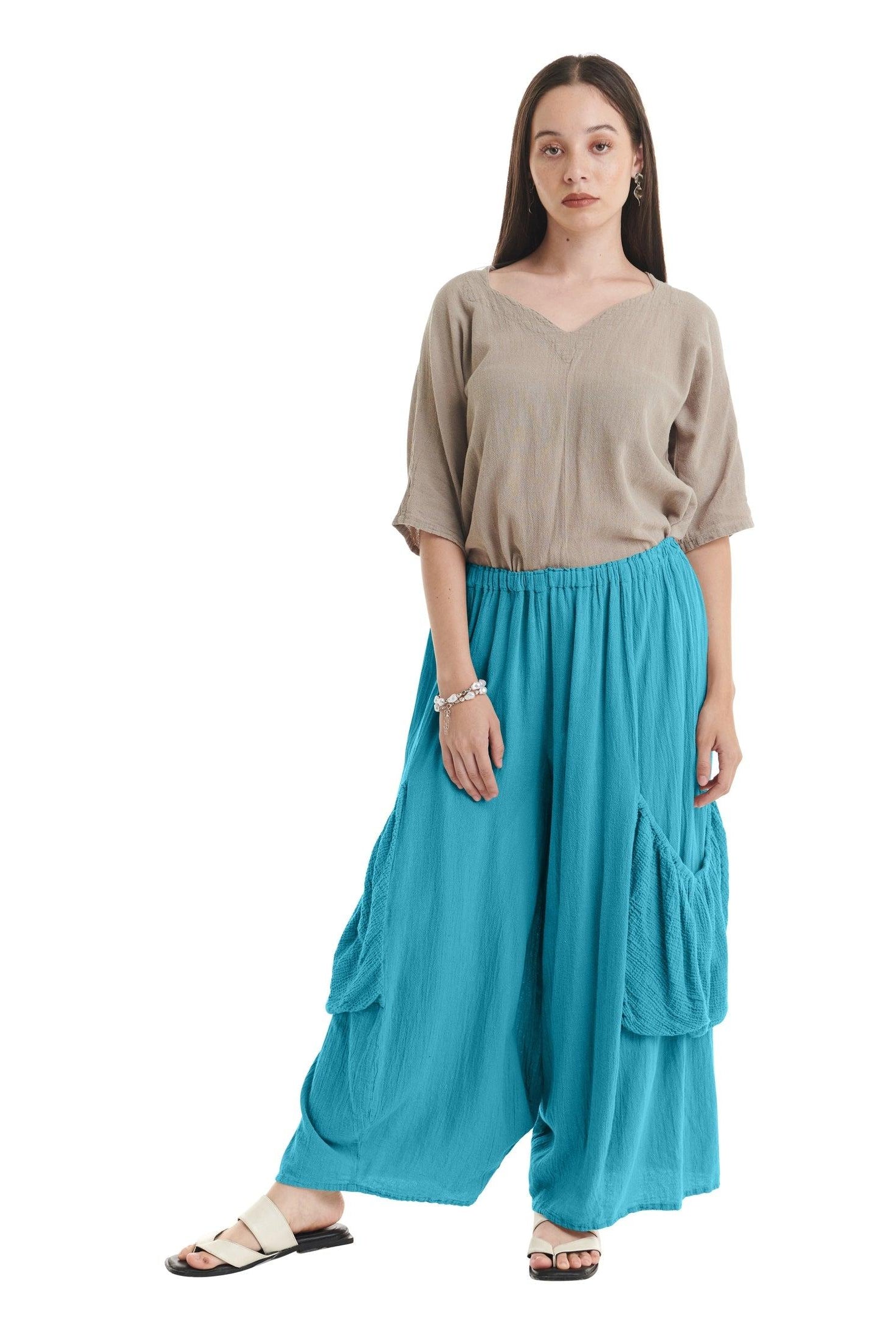 Boho Cotton Gauze Pants-Oh My Gauze