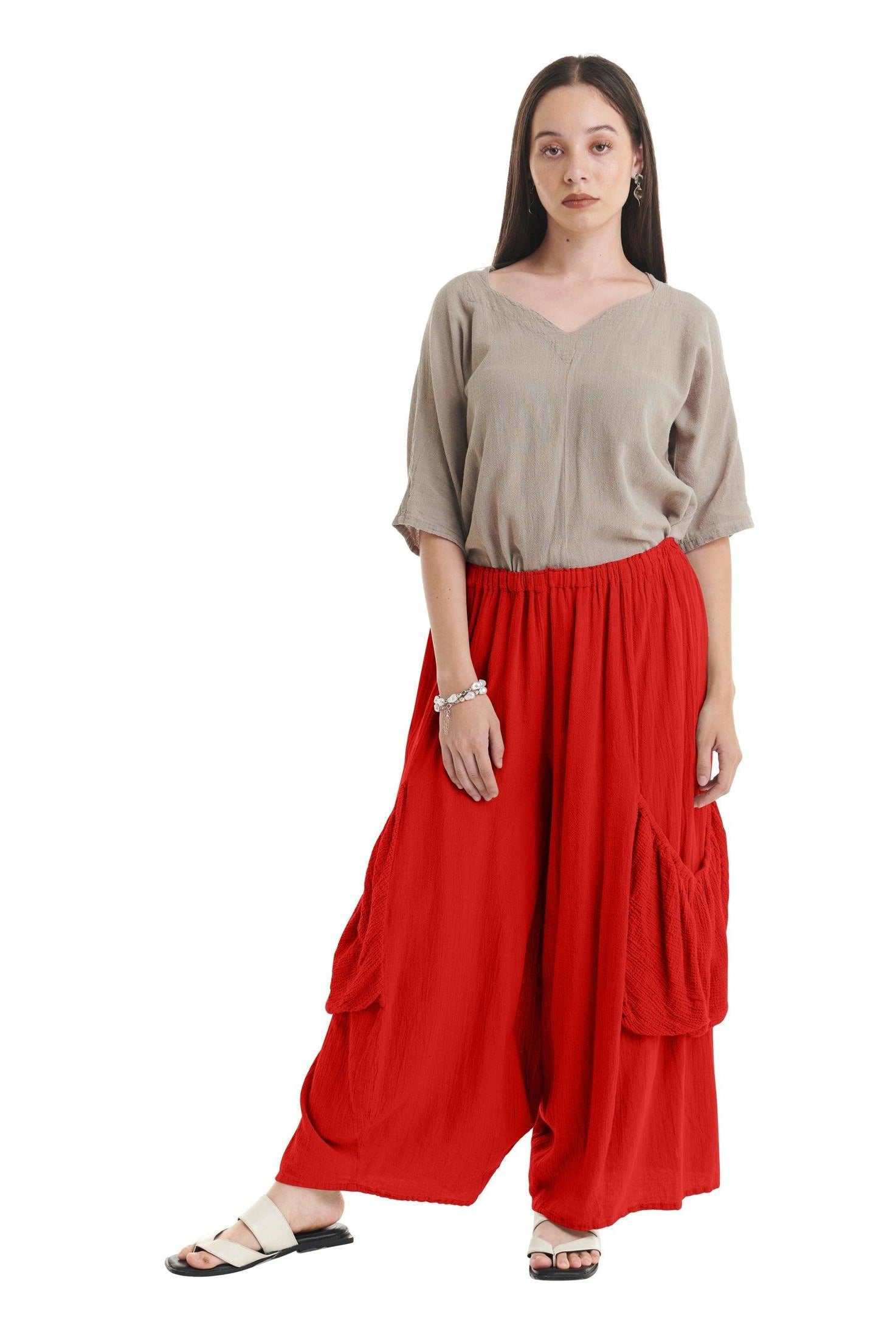 Boho Cotton Gauze Pants-Oh My Gauze