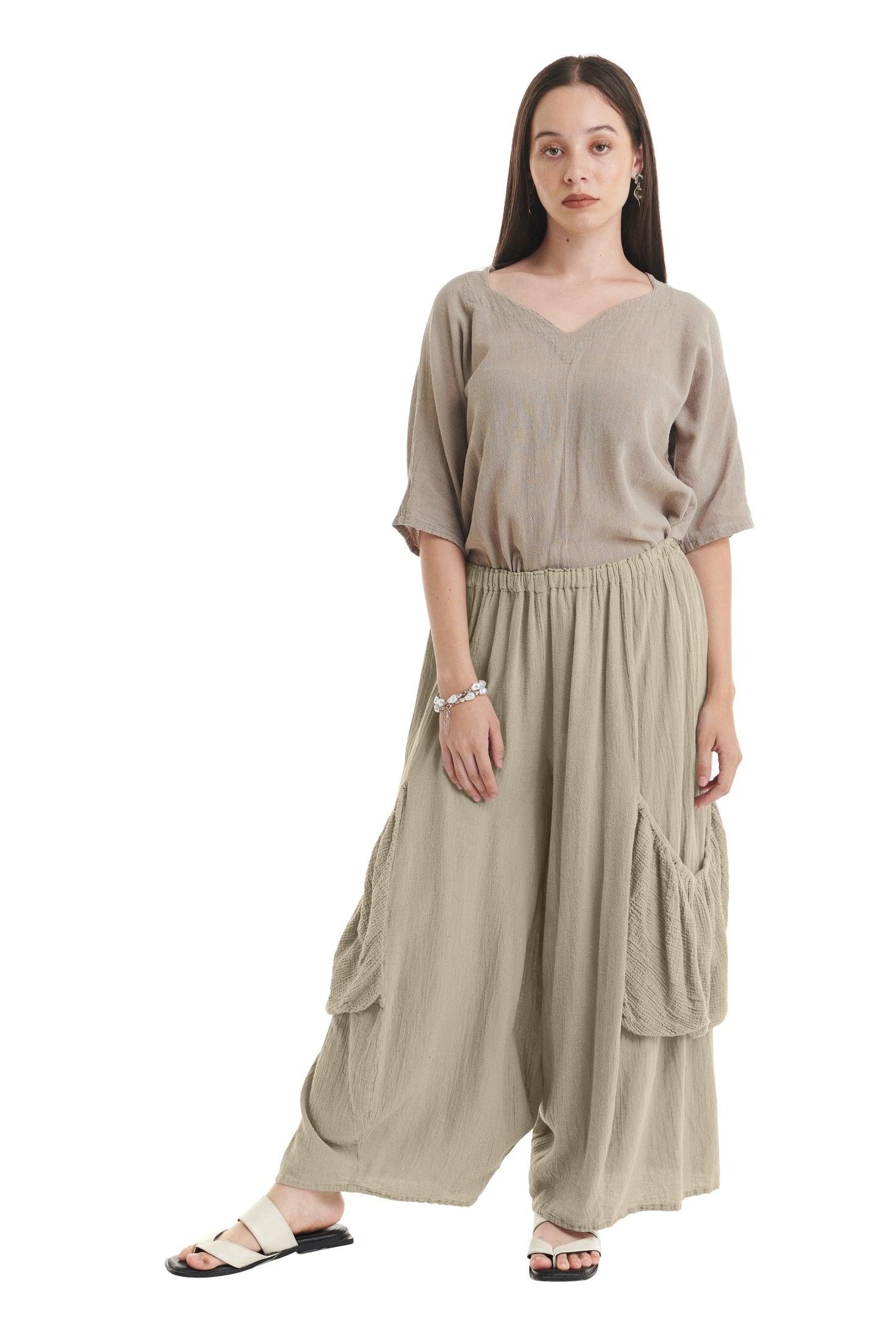 Boho Cotton Gauze Pants-Oh My Gauze