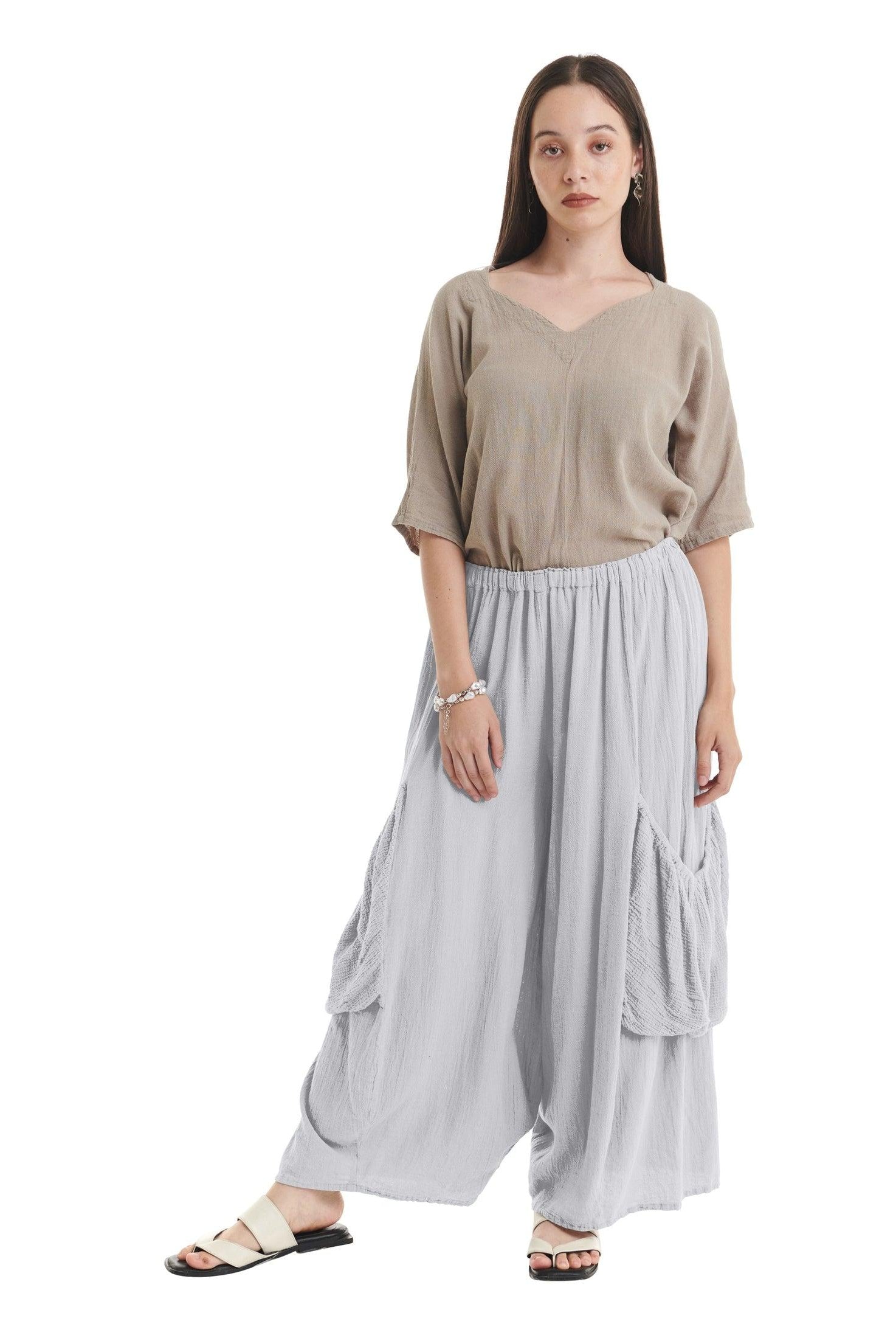 Boho Cotton Gauze Pants-Oh My Gauze