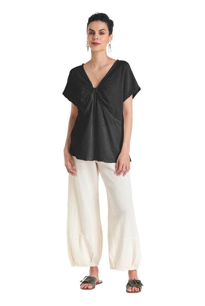 Bow Blouse - Final Sale-Oh My Gauze