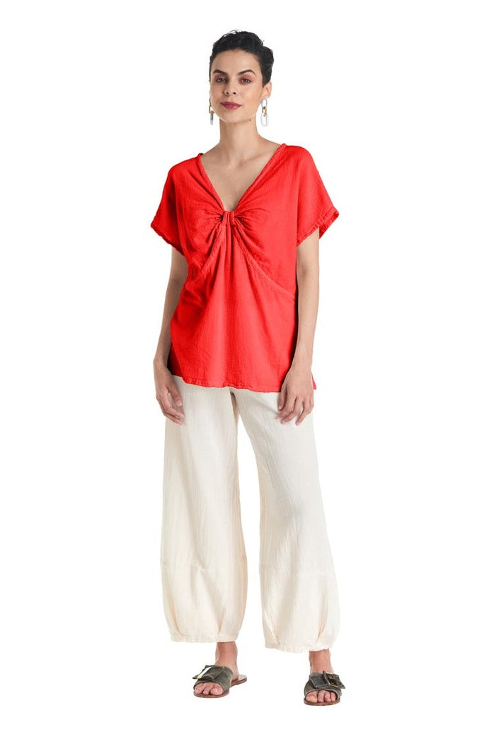 Bow Blouse - Final Sale-Oh My Gauze