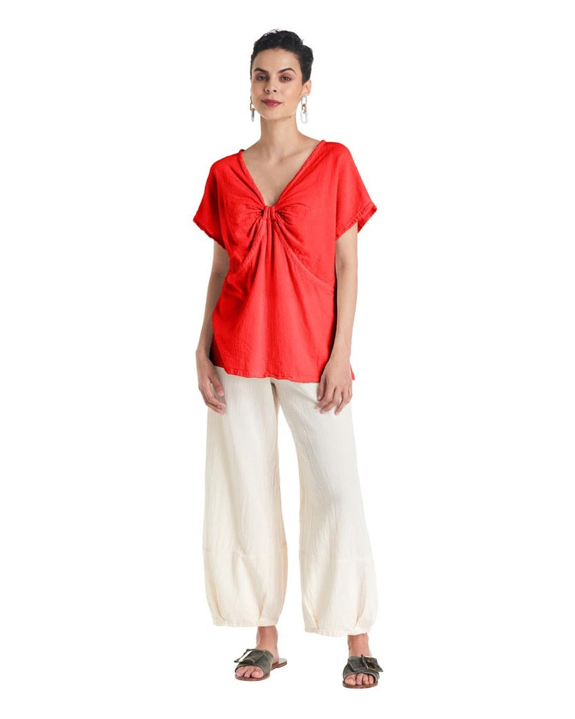 Bow Blouse - Final Sale-Oh My Gauze