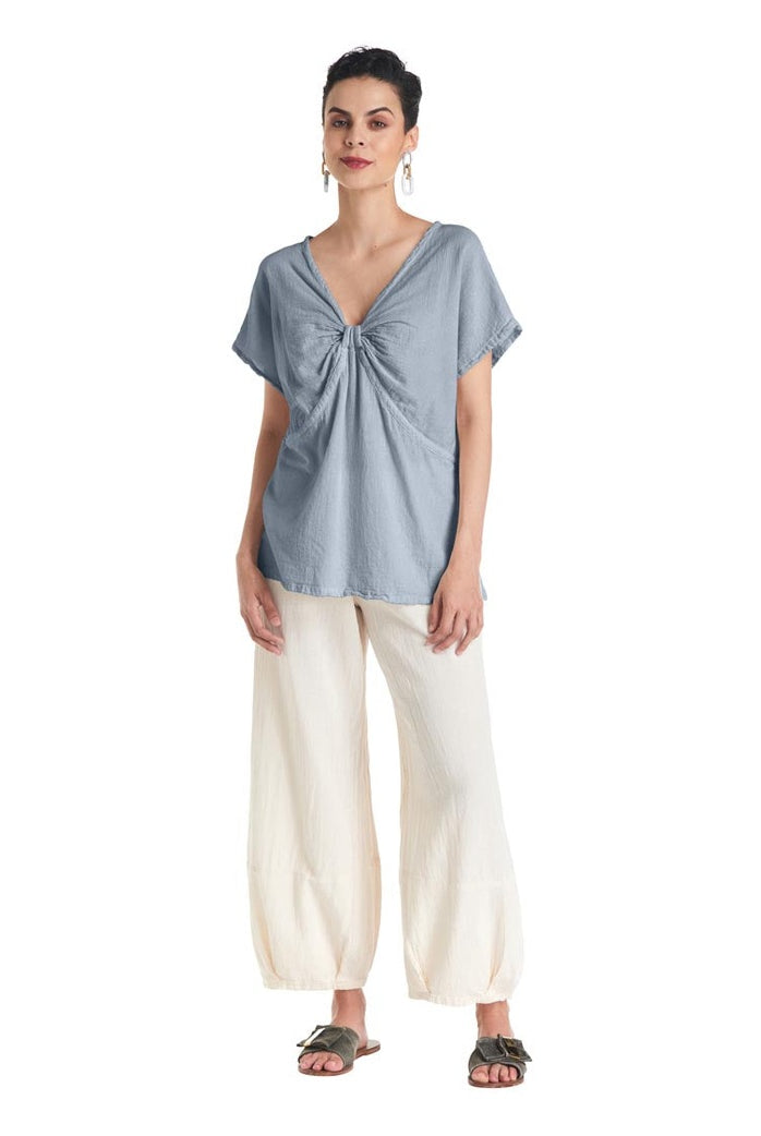 Bow Blouse - Final Sale-Oh My Gauze