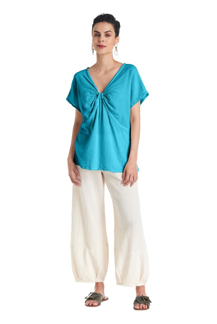 Bow Blouse - Final Sale-Oh My Gauze