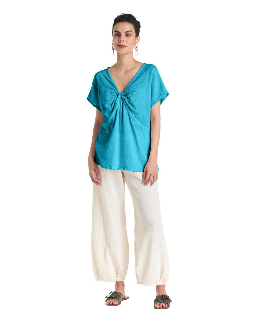 Bow Blouse - Final Sale-Oh My Gauze