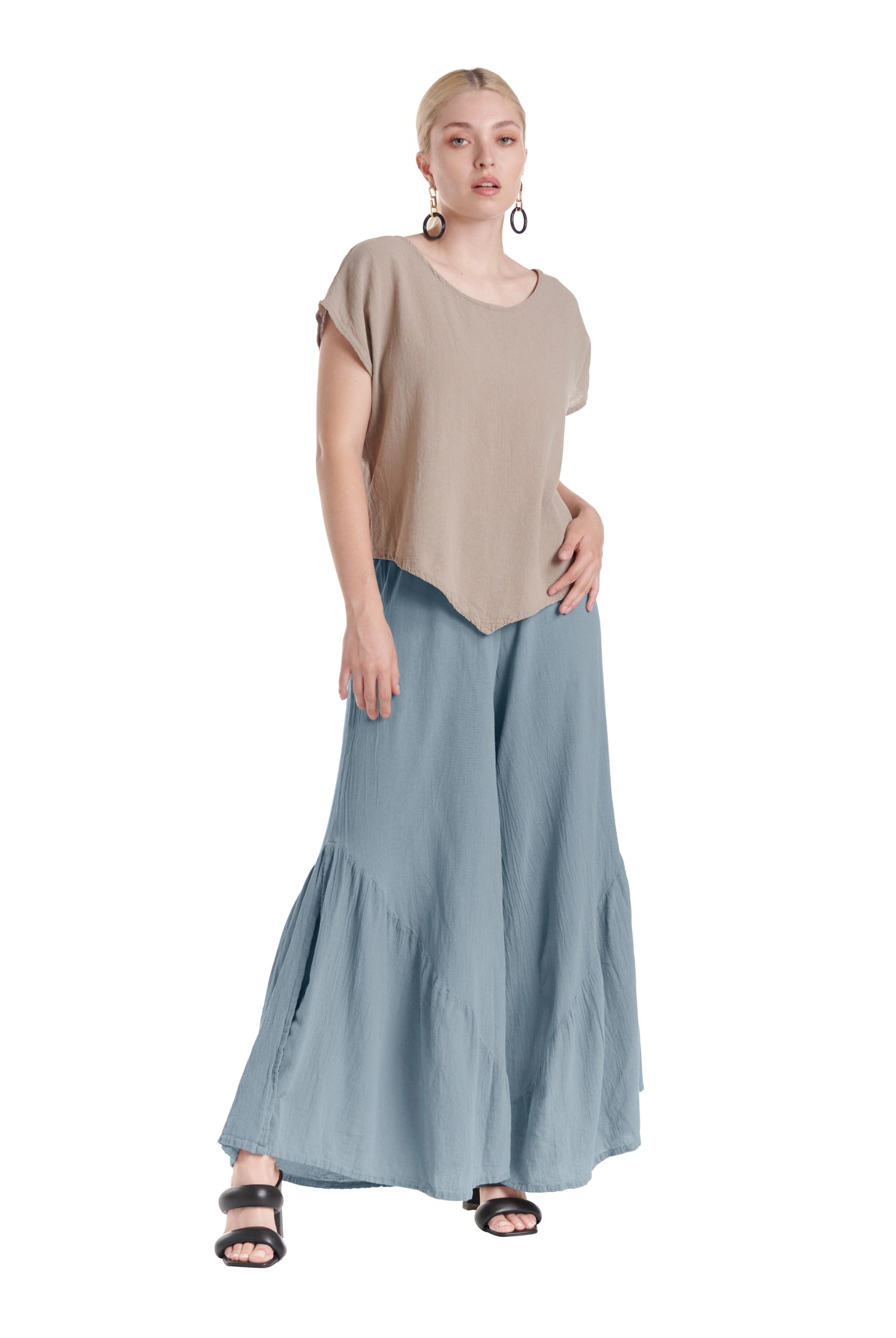 Breeze Cotton Gauze Pants-Oh My Gauze