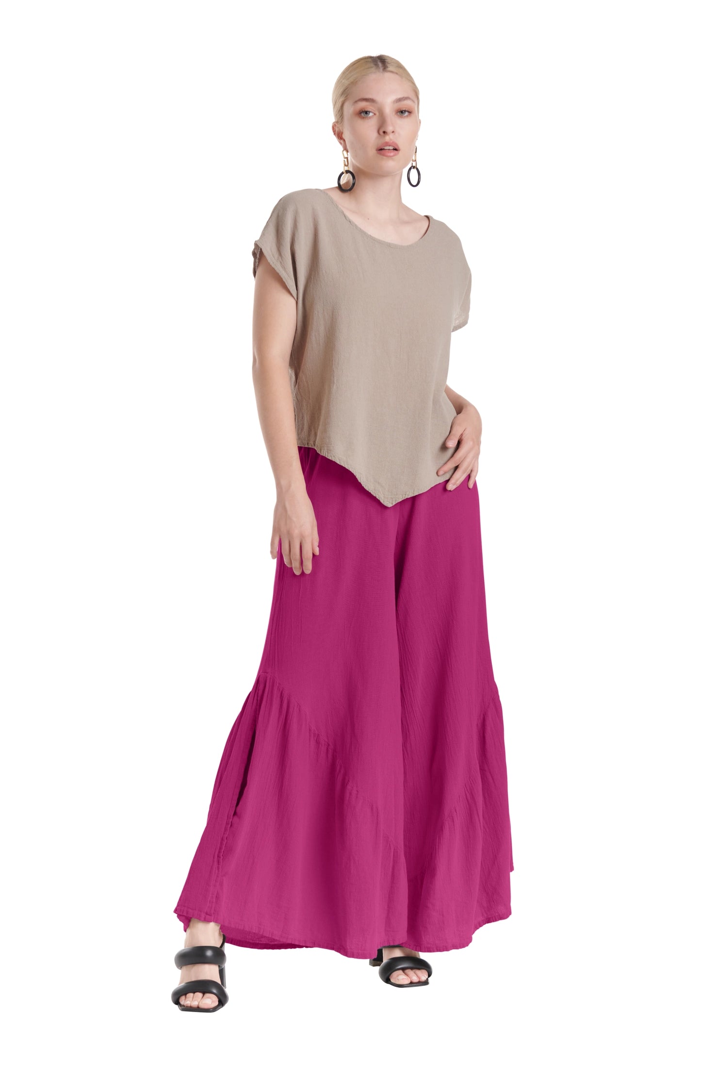 Breeze Cotton Gauze Pants-Oh My Gauze