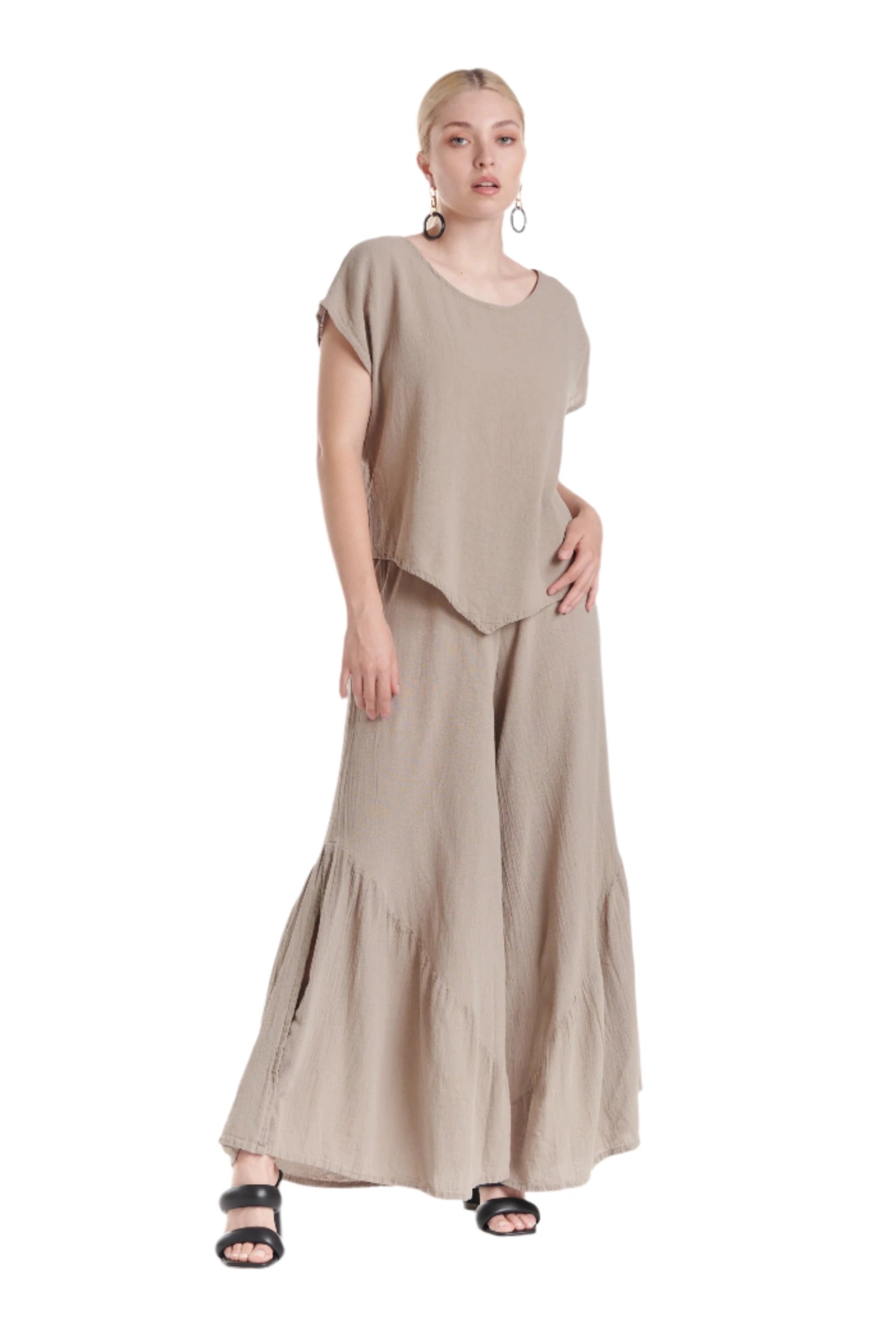 Breeze Cotton Gauze Pants-Oh My Gauze