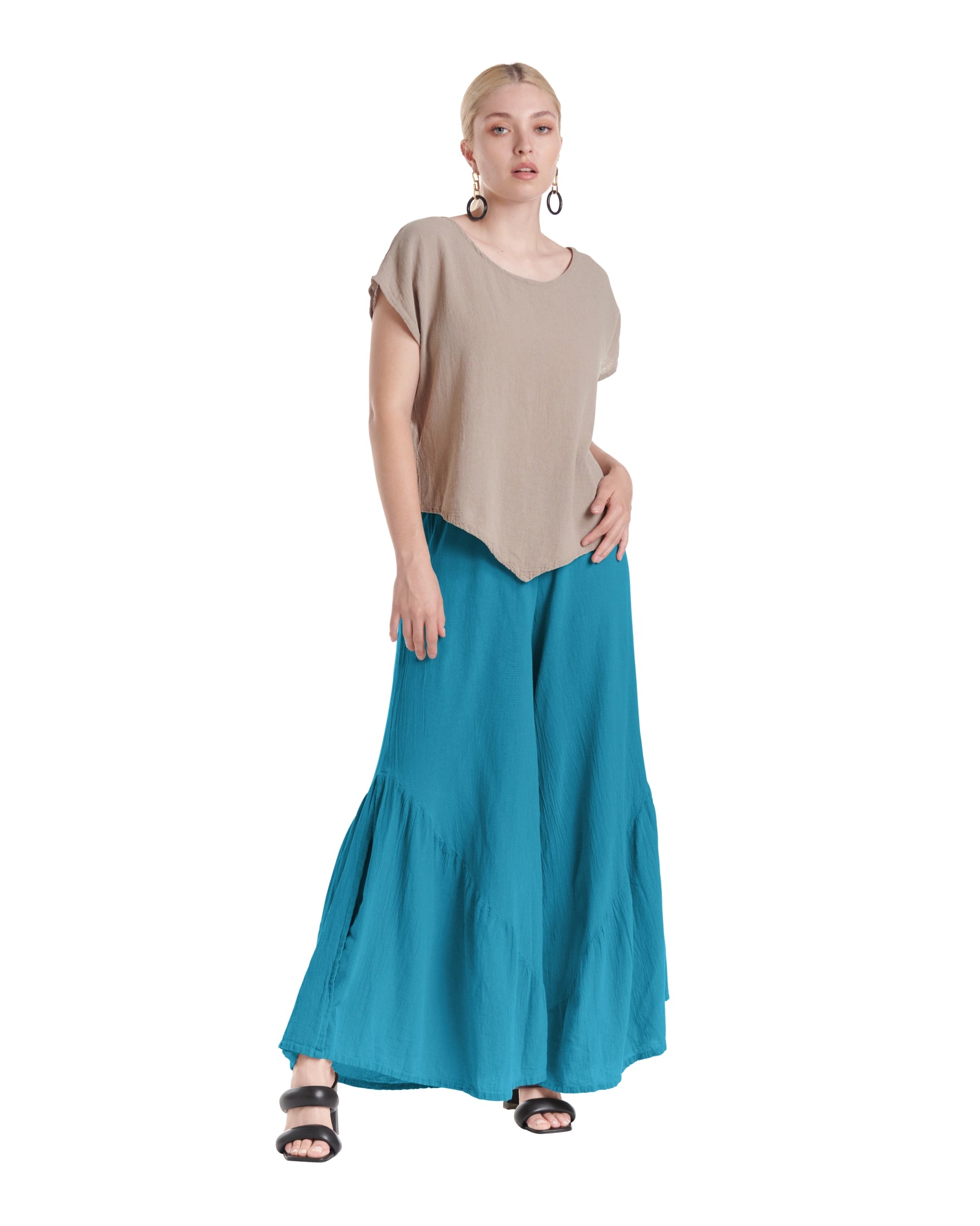 Breeze Cotton Gauze Pants-Oh My Gauze
