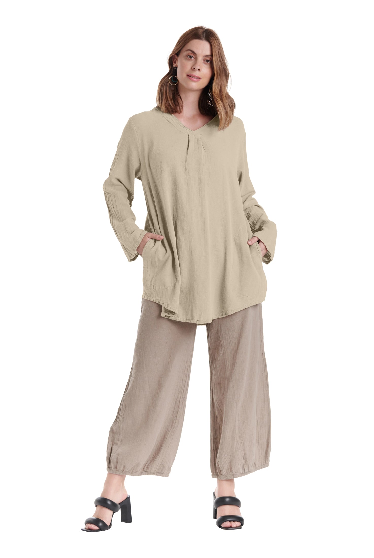 Brunch Cotton Gauze Blouse-Oh My Gauze