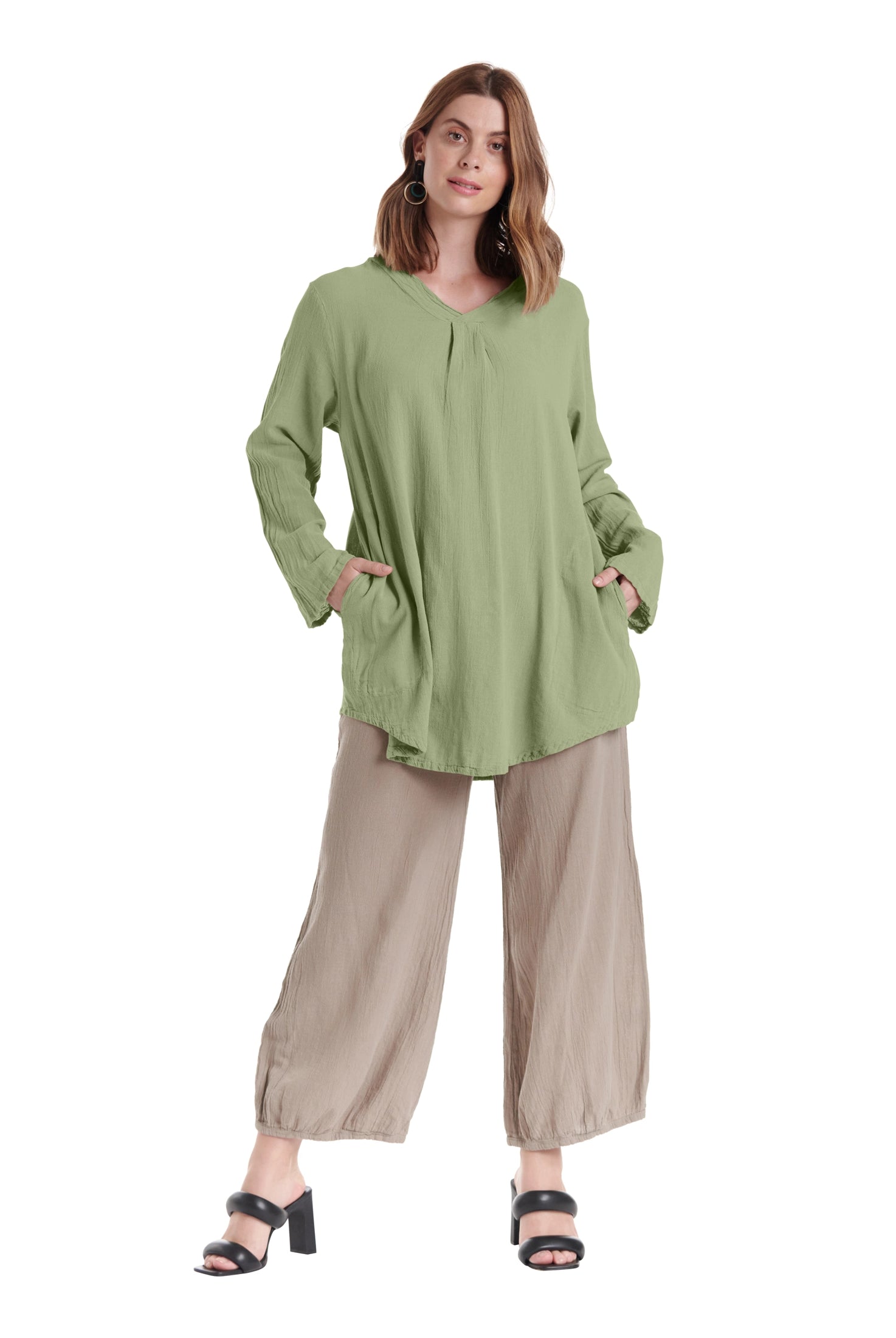 Brunch Cotton Gauze Blouse – New Arrival-Oh My Gauze