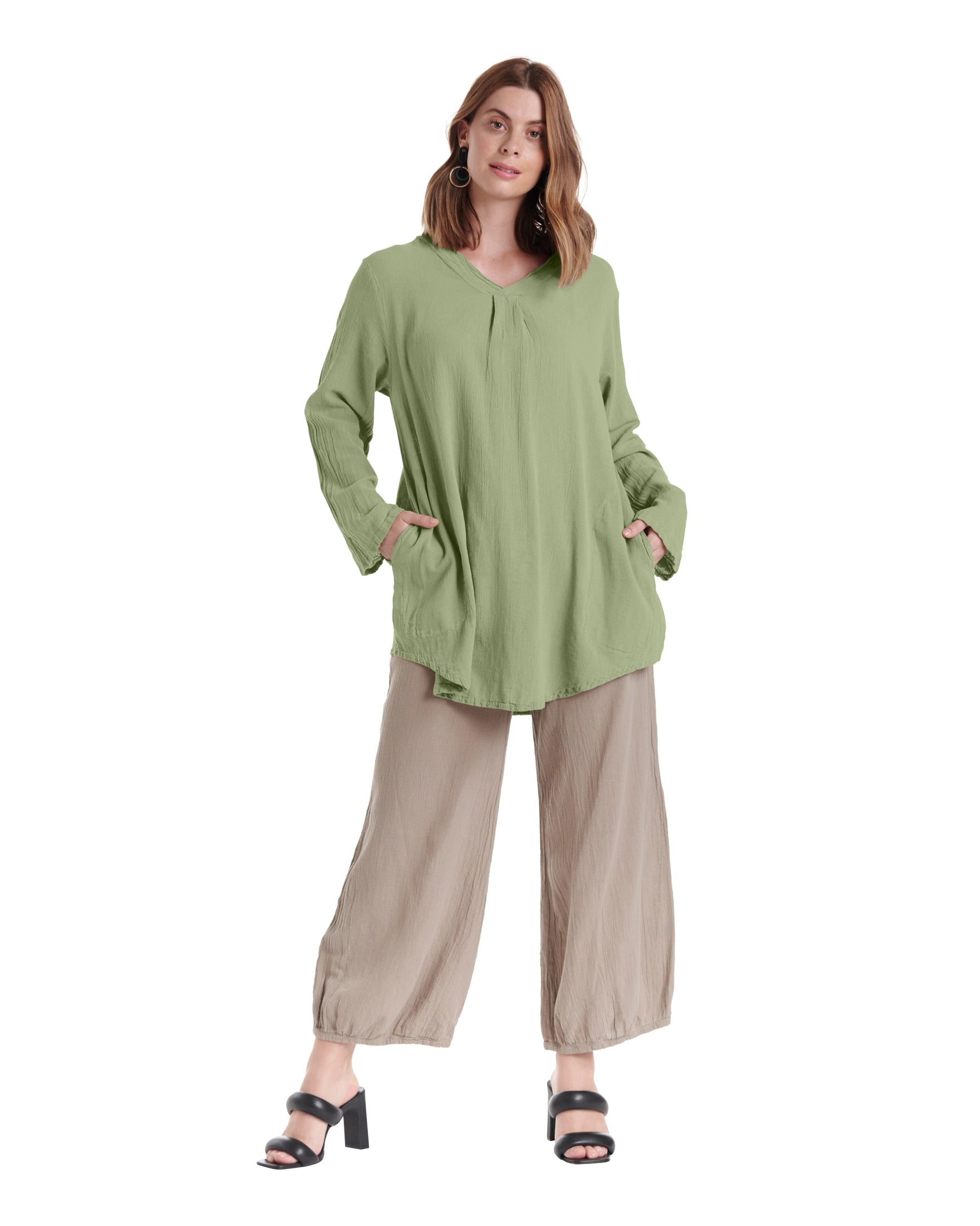 Brunch Cotton Gauze Blouse – New Arrival-Oh My Gauze