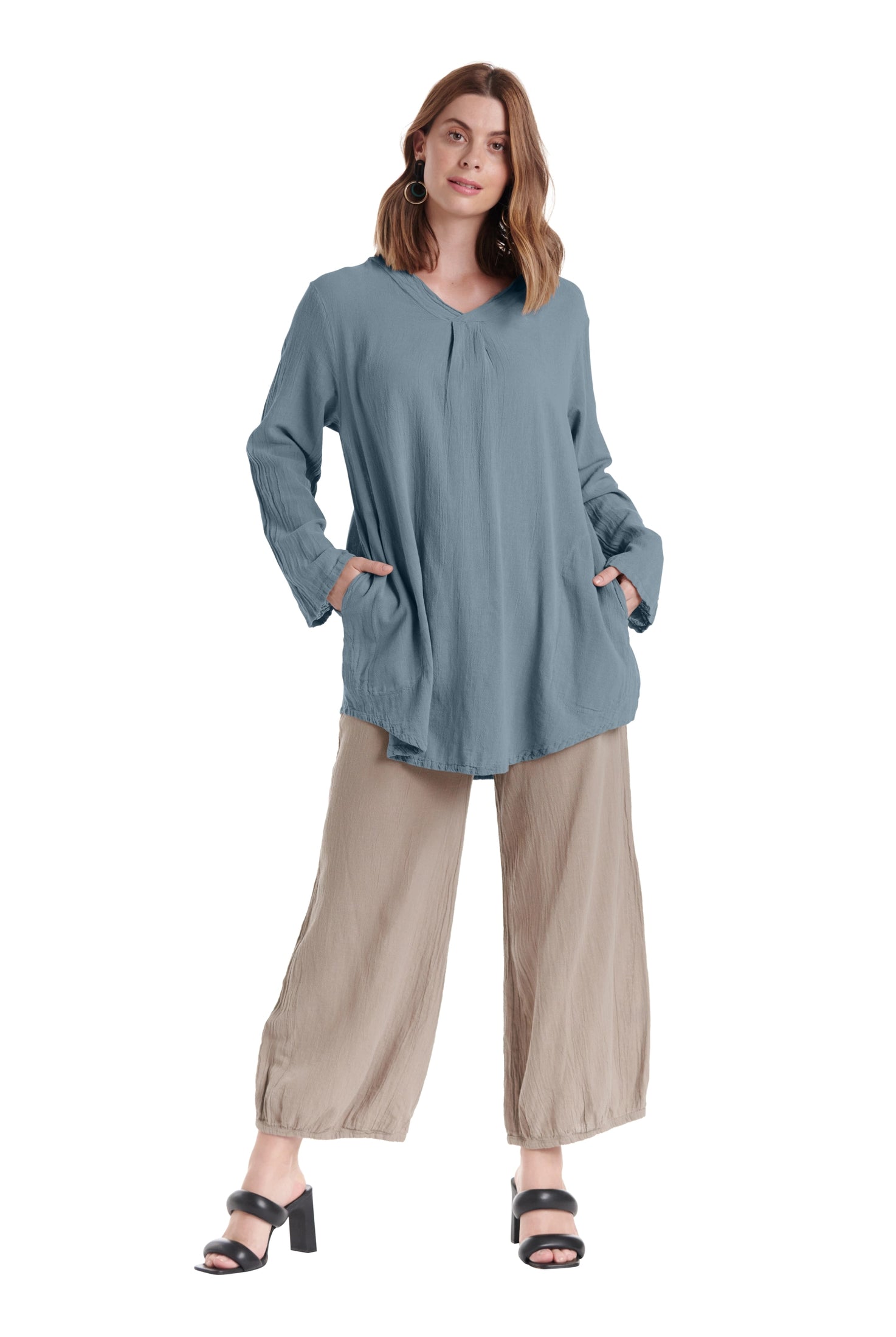 Brunch Cotton Gauze Blouse – New Arrival-Oh My Gauze