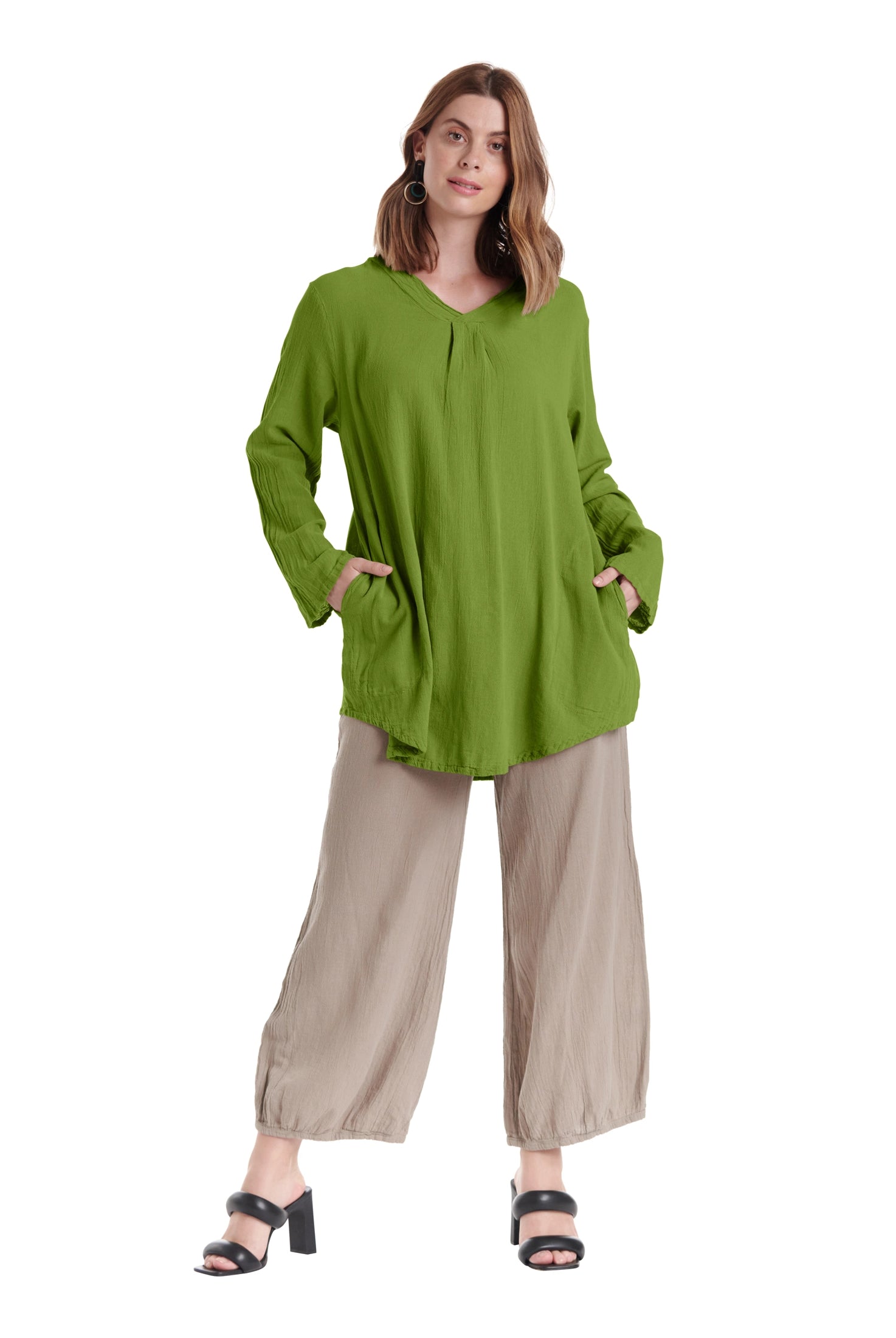 Brunch Cotton Gauze Blouse-Oh My Gauze