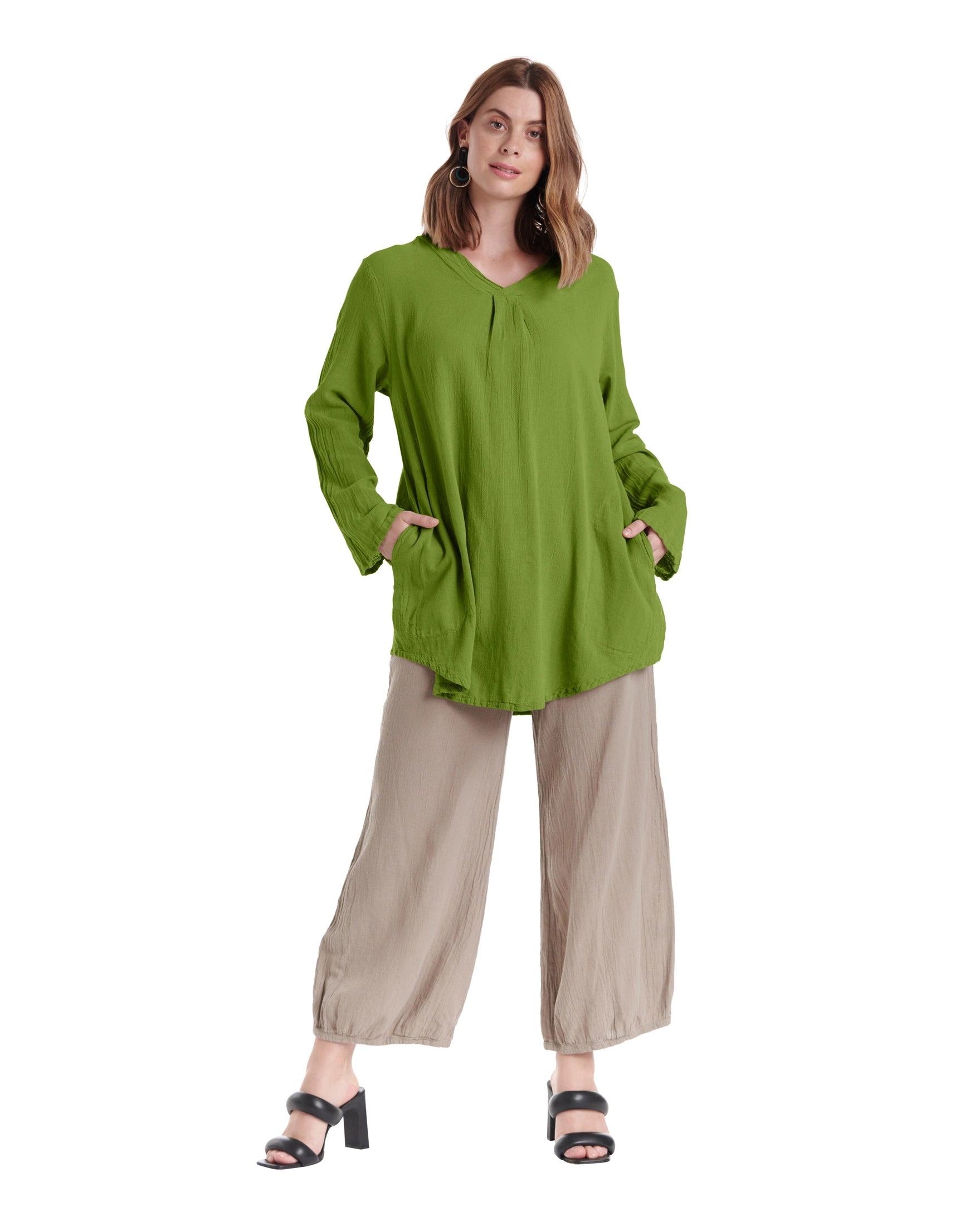 Brunch Cotton Gauze Blouse-Oh My Gauze