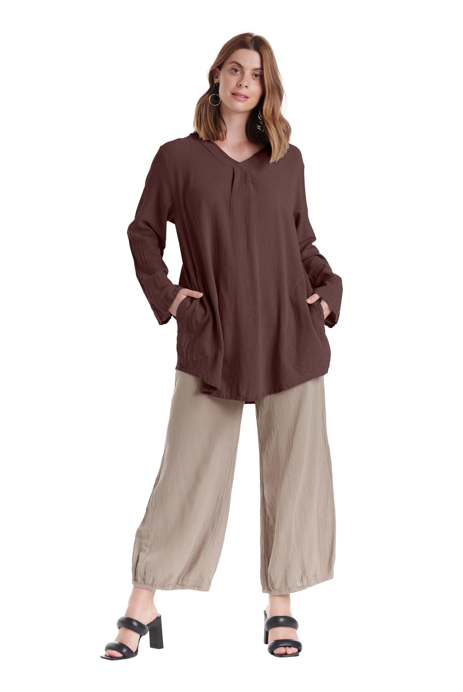 Brunch Cotton Gauze Blouse – New Arrival-Oh My Gauze