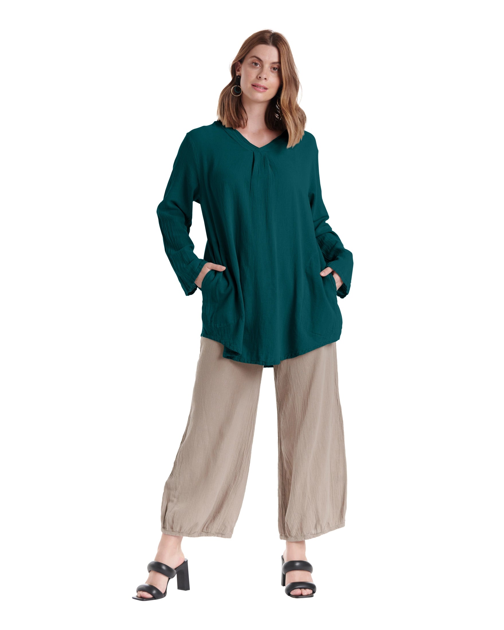 Brunch Cotton Gauze Blouse – New Arrival-Oh My Gauze