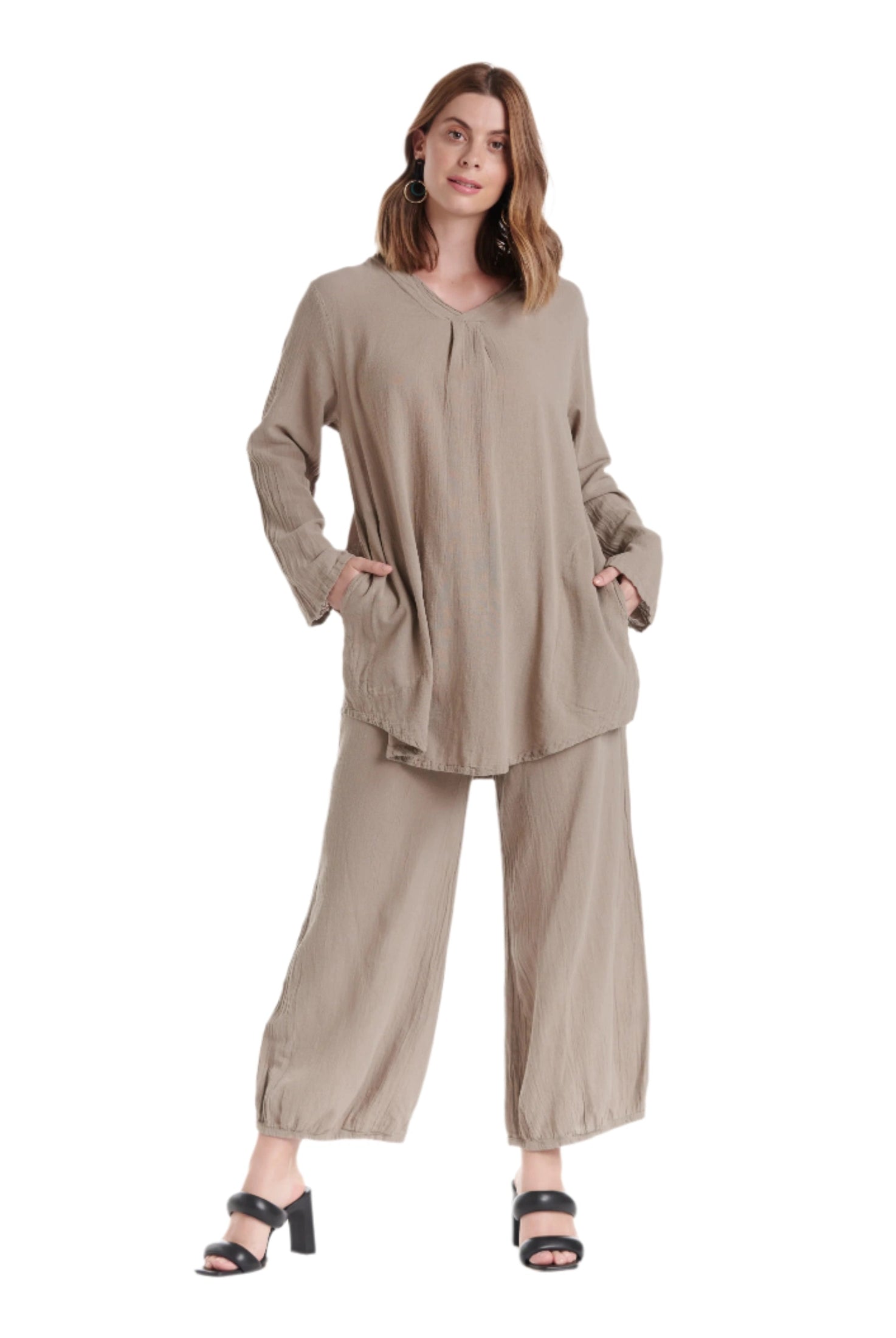 Brunch Cotton Gauze Blouse-Oh My Gauze