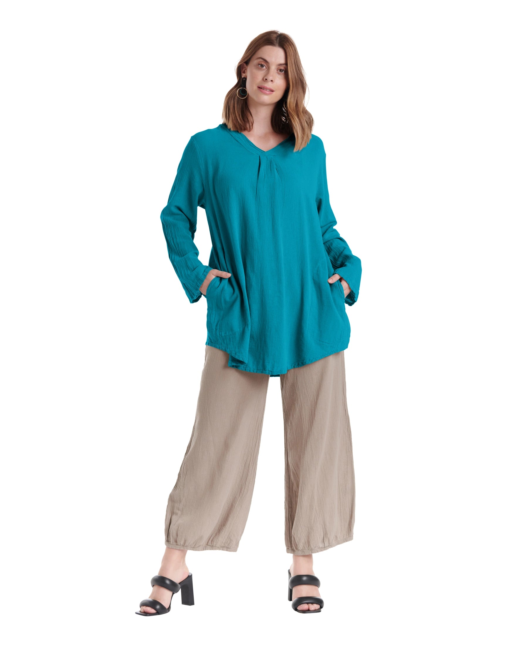 Brunch Cotton Gauze Blouse – New Arrival-Oh My Gauze